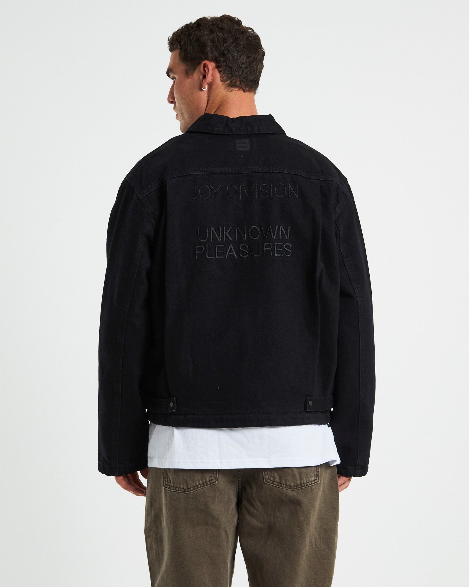 Joy Division Trucker Jacket Black BLACK