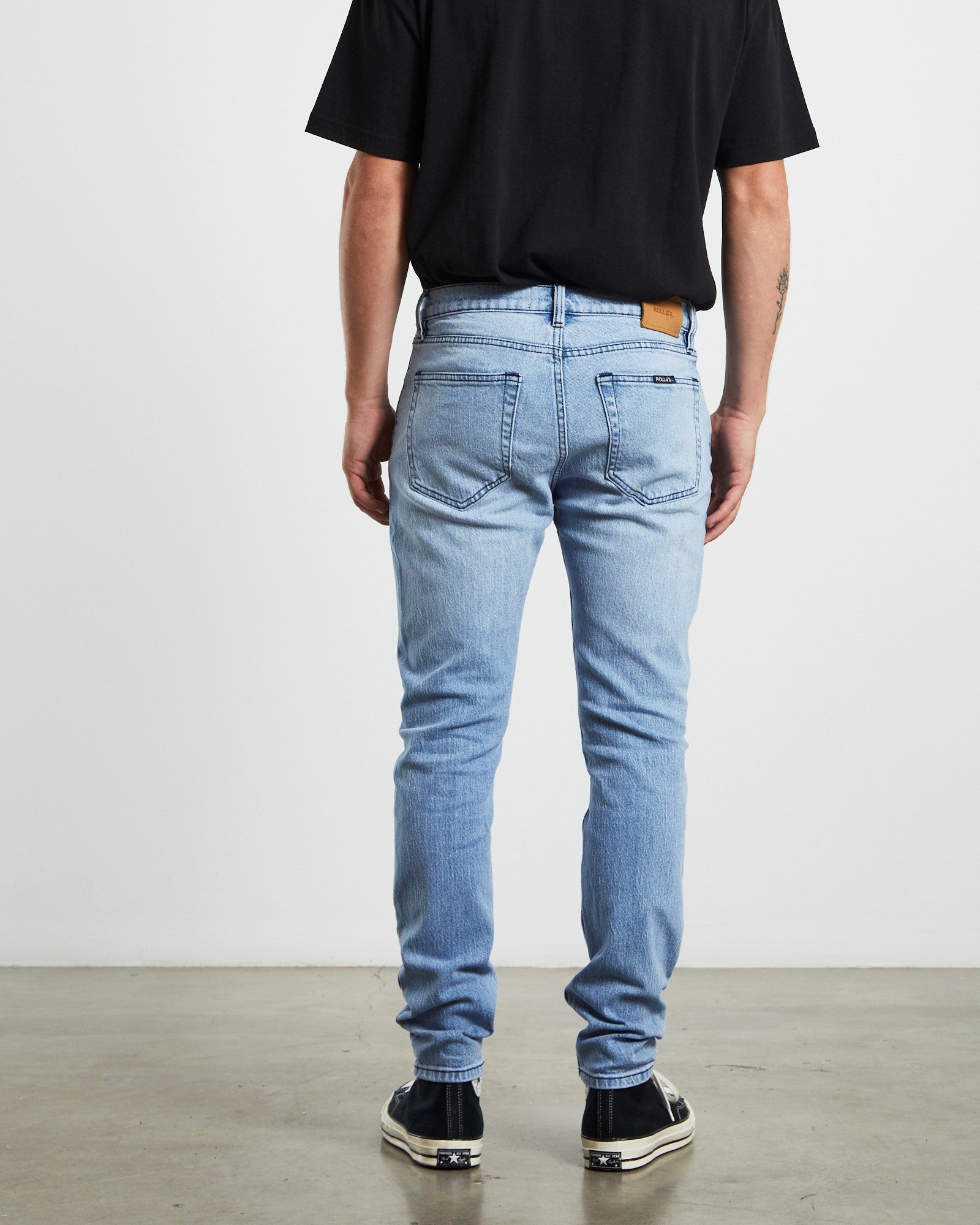 Stinger Skinny Denim Jeans Stone Bleach DENIM