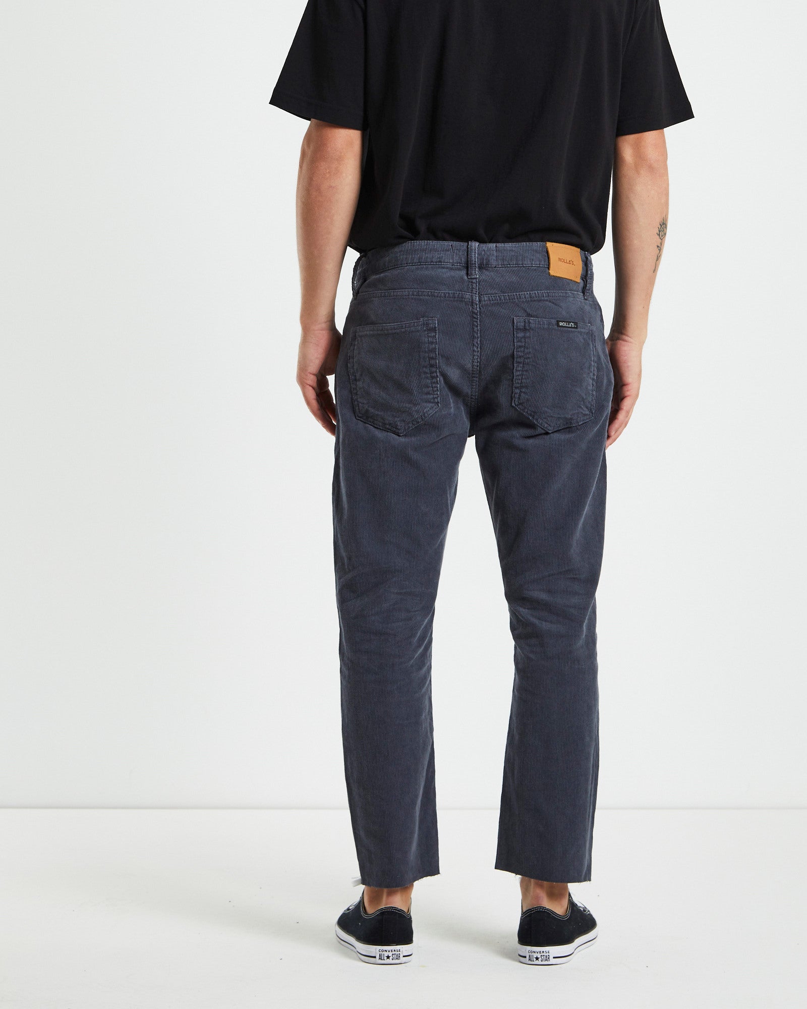 Relaxo Chop Cord Pants Petrol Grey GREY