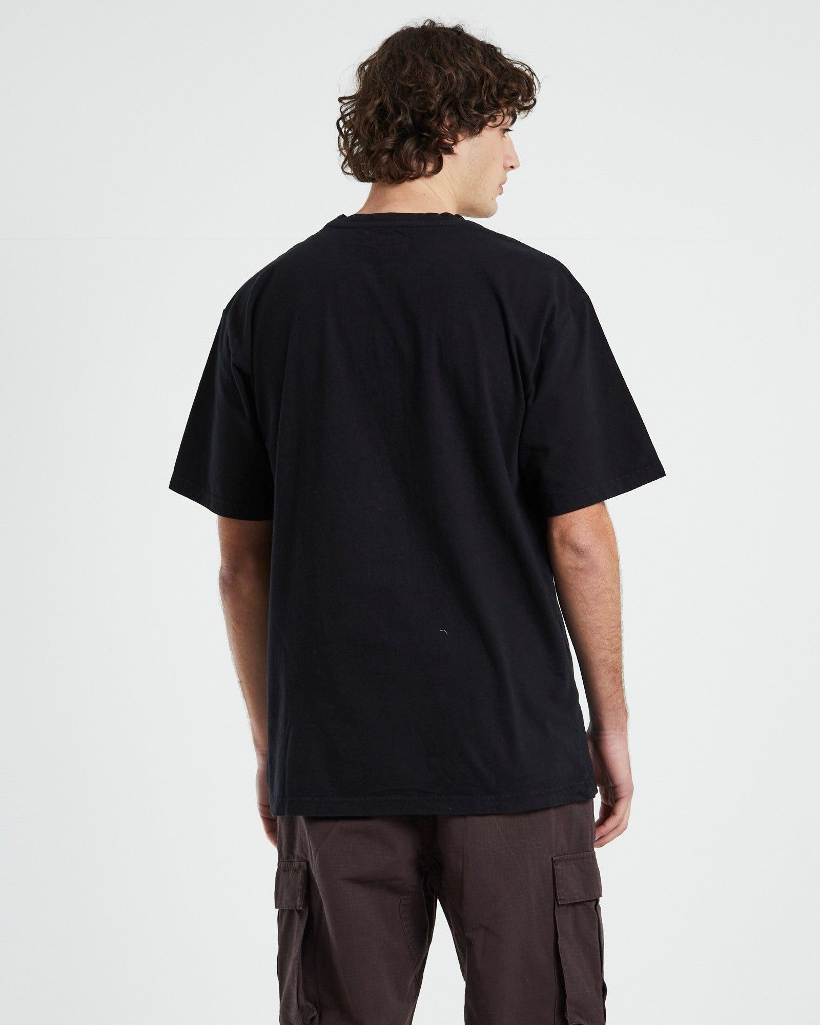 Good Day Short Sleeve T-Shirt in Vintage Black BLACK