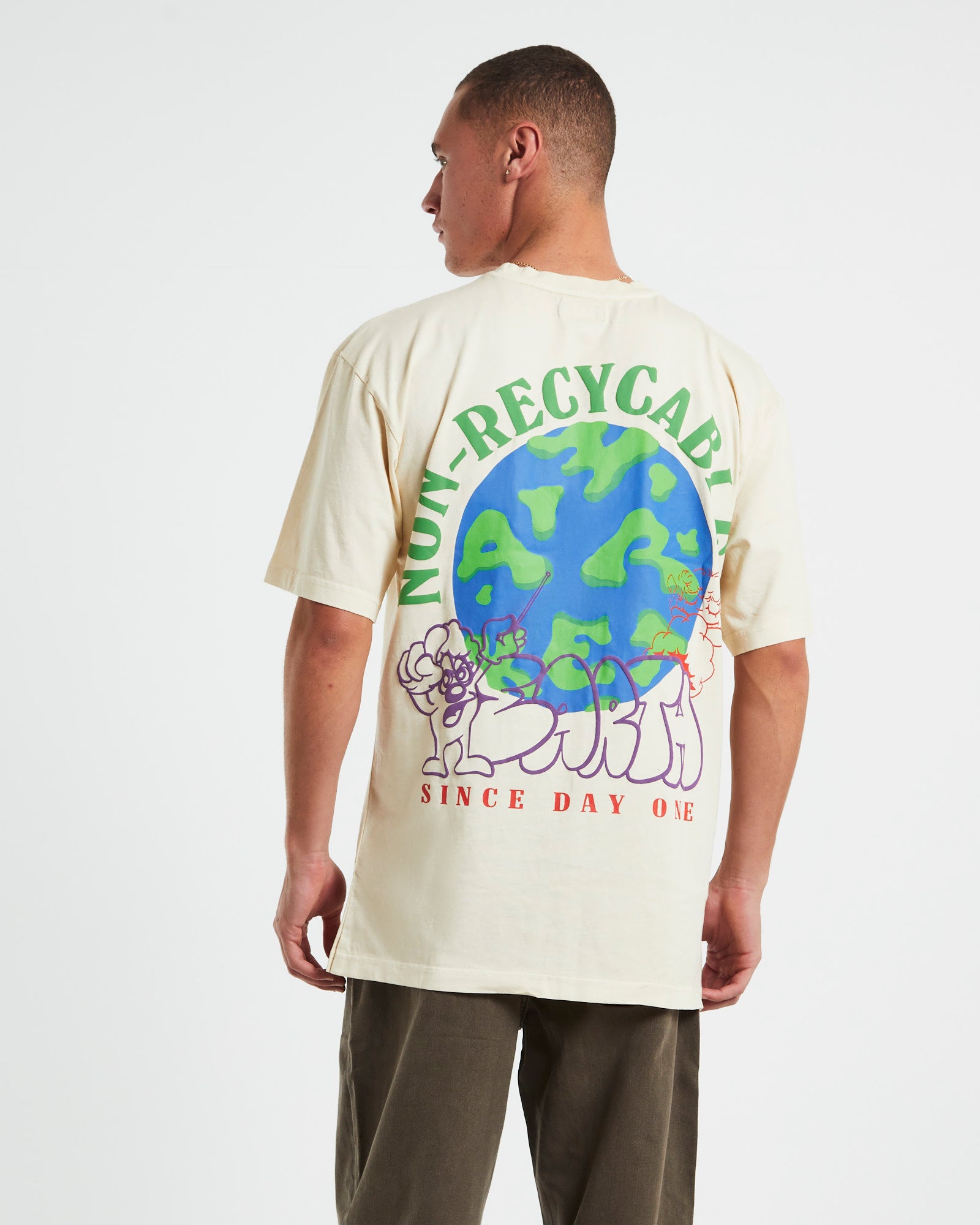 Nature Is Home Short Sleeve T-Shirt in Sand NATURAL
