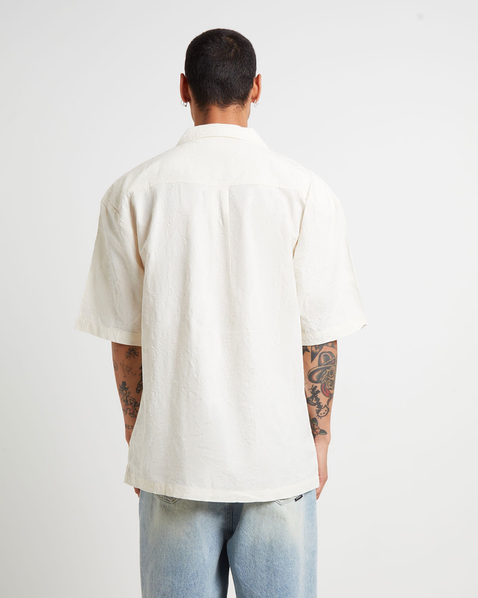 CA Tension Short Sleeve Shirt in Bone BONE