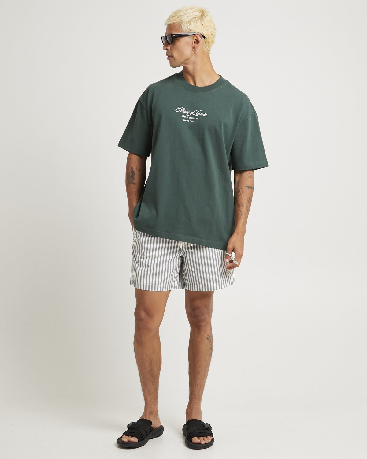 16" Dover Volley Boardshorts CHARCOAL
