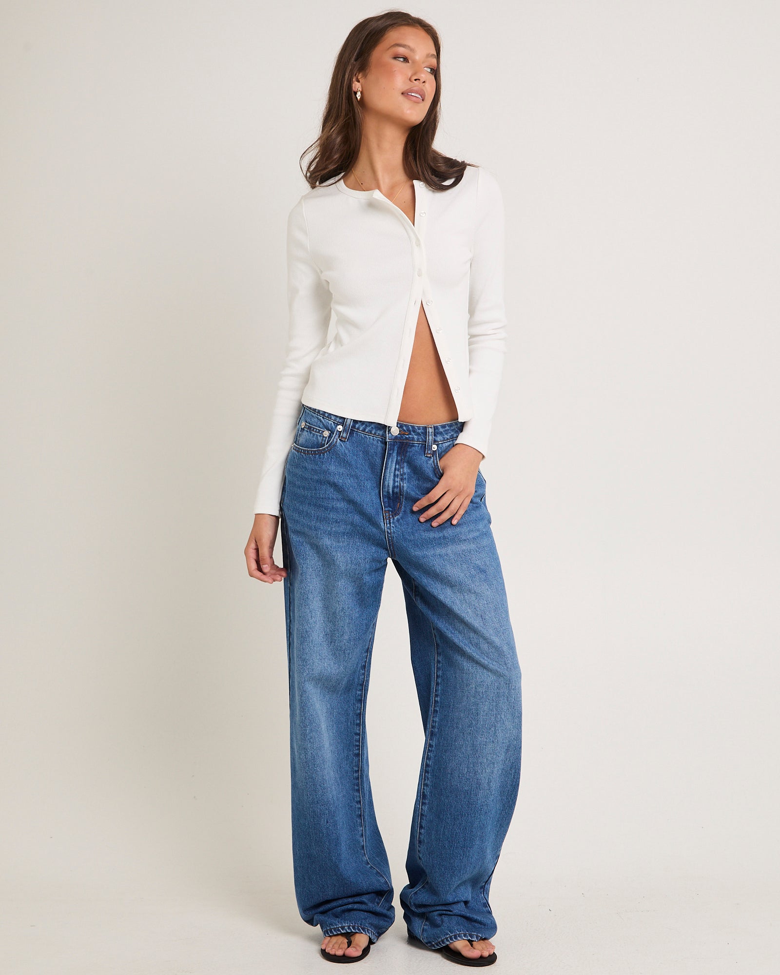 Rez Maxi Baggy Denim Jeans MID 90S BLUE