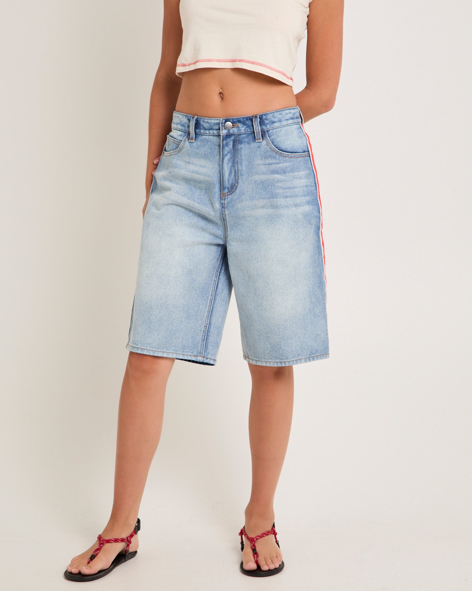 Bong Rule Denim Jorts TRUE DENIM