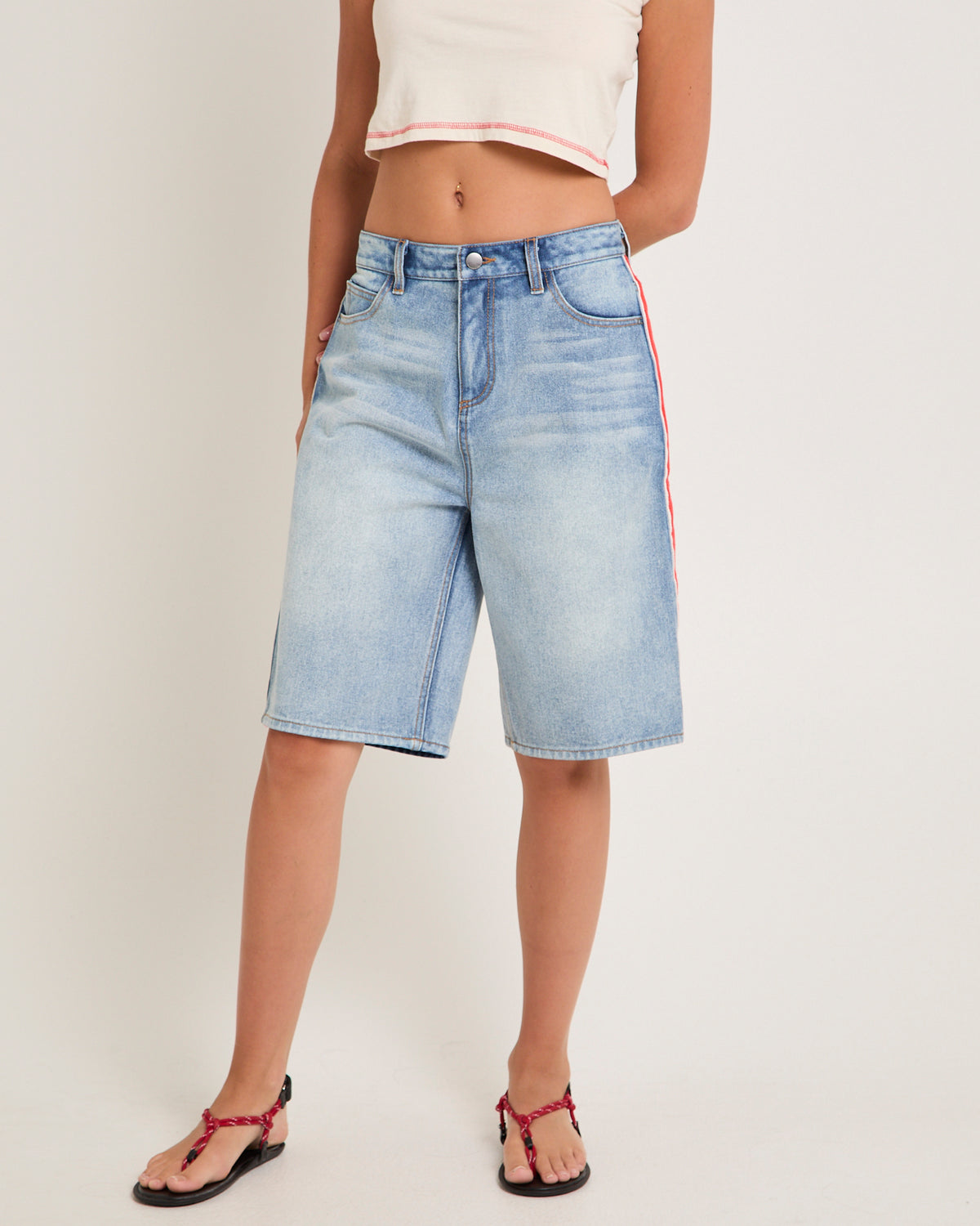 Bong Rule Denim Jorts TRUE DENIM