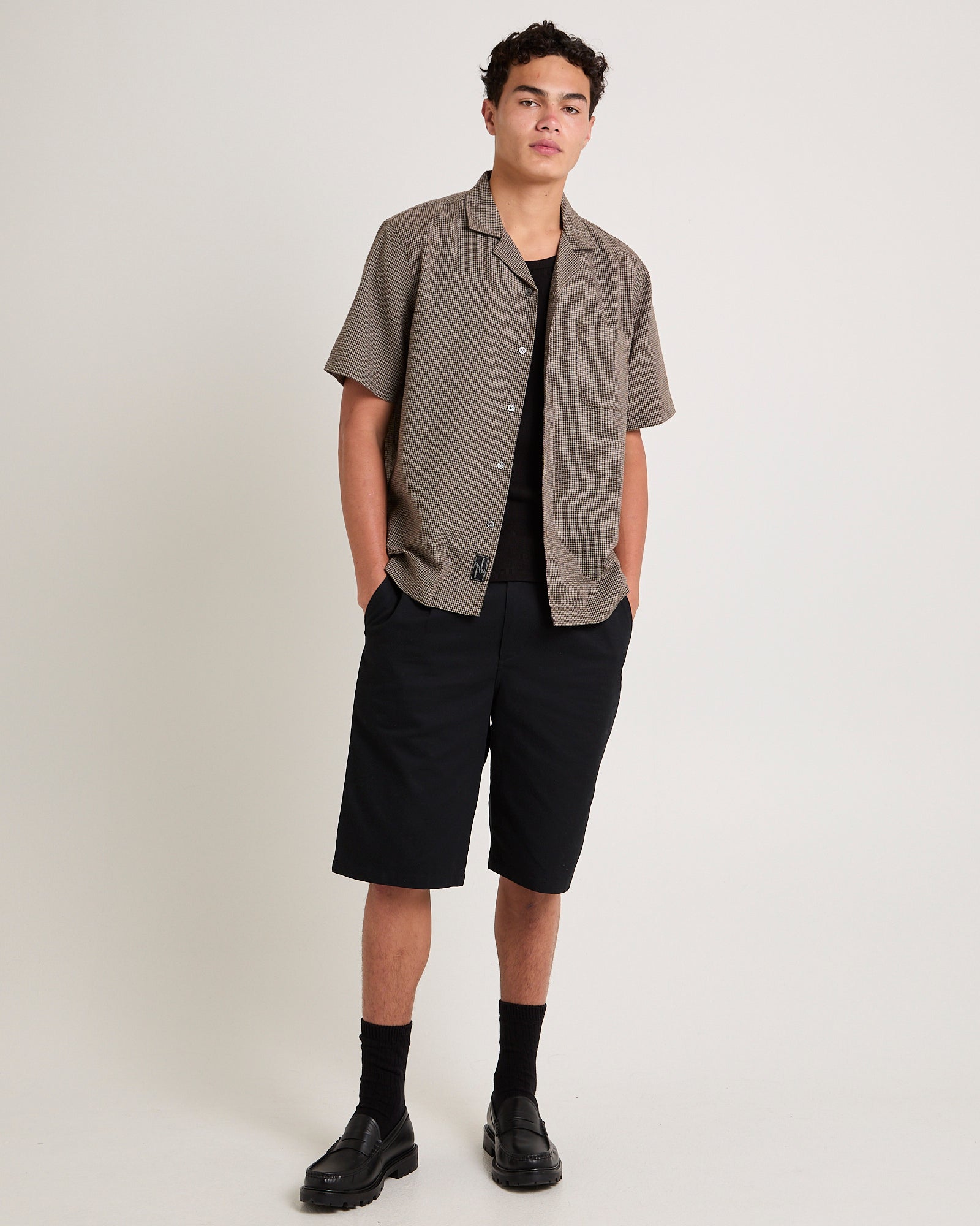 Aura Resort Shirt BROWN