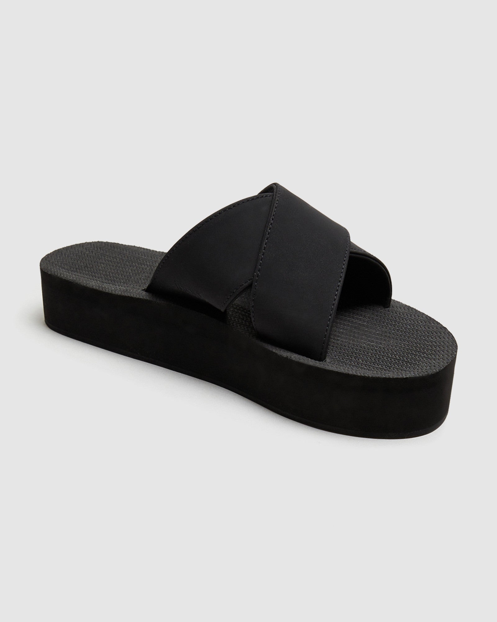 Cross Platform Slides Black BLACK