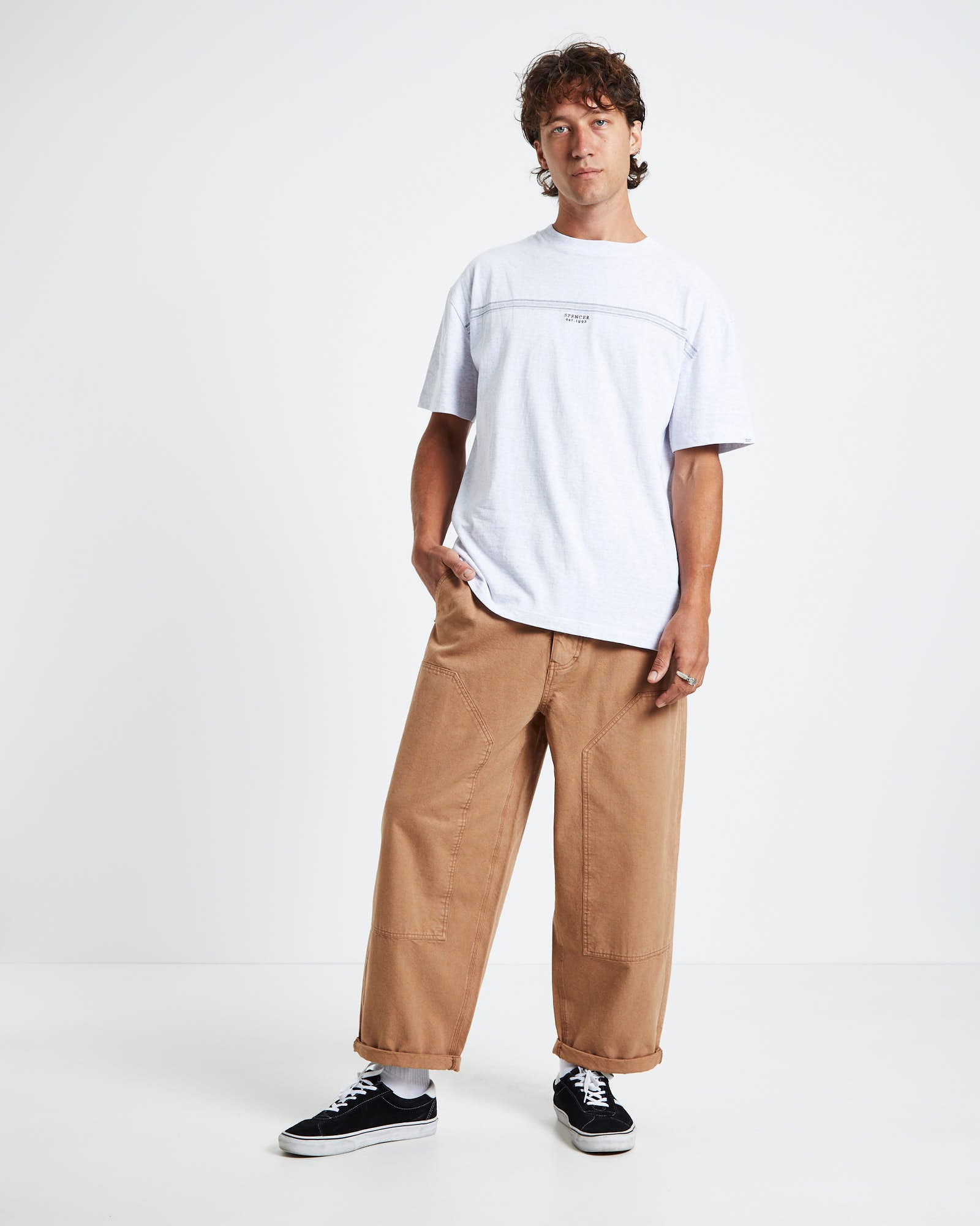 Double Knee Pants Tan TAN