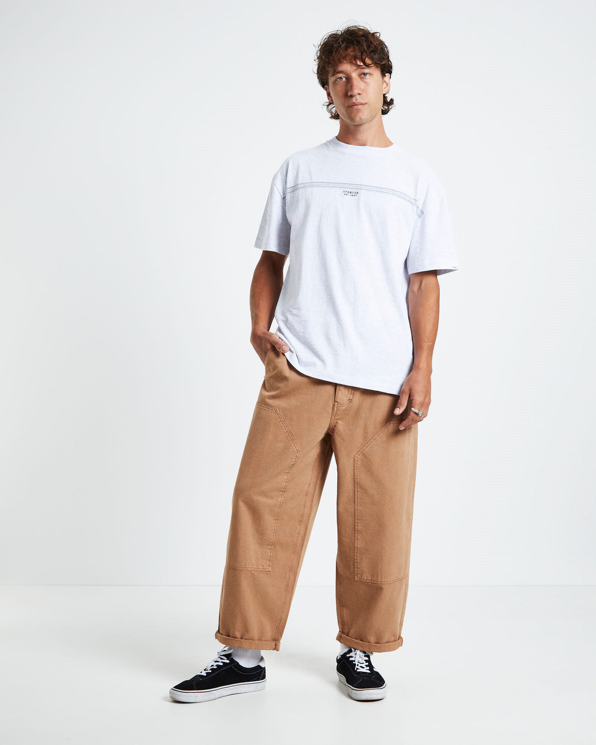 Double Knee Pants Tan TAN