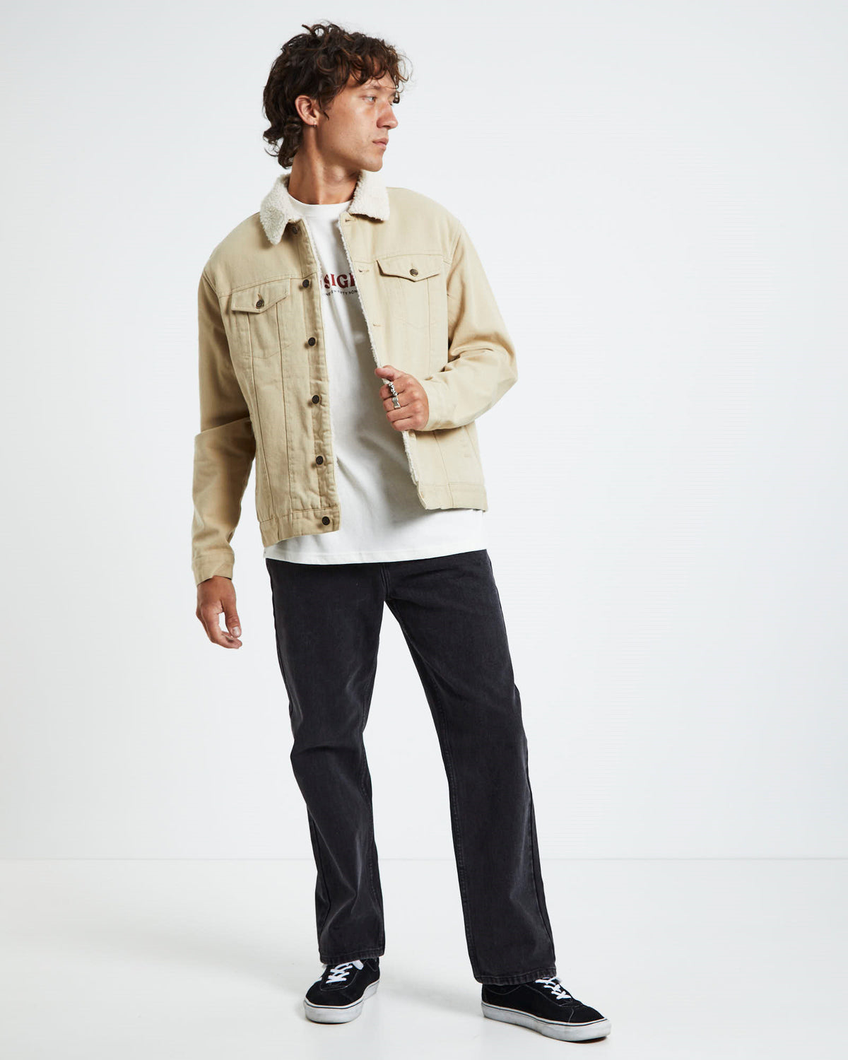 Nickleson Denim Jacket NATURAL
