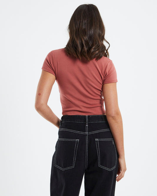 Baby Tee Brick Red