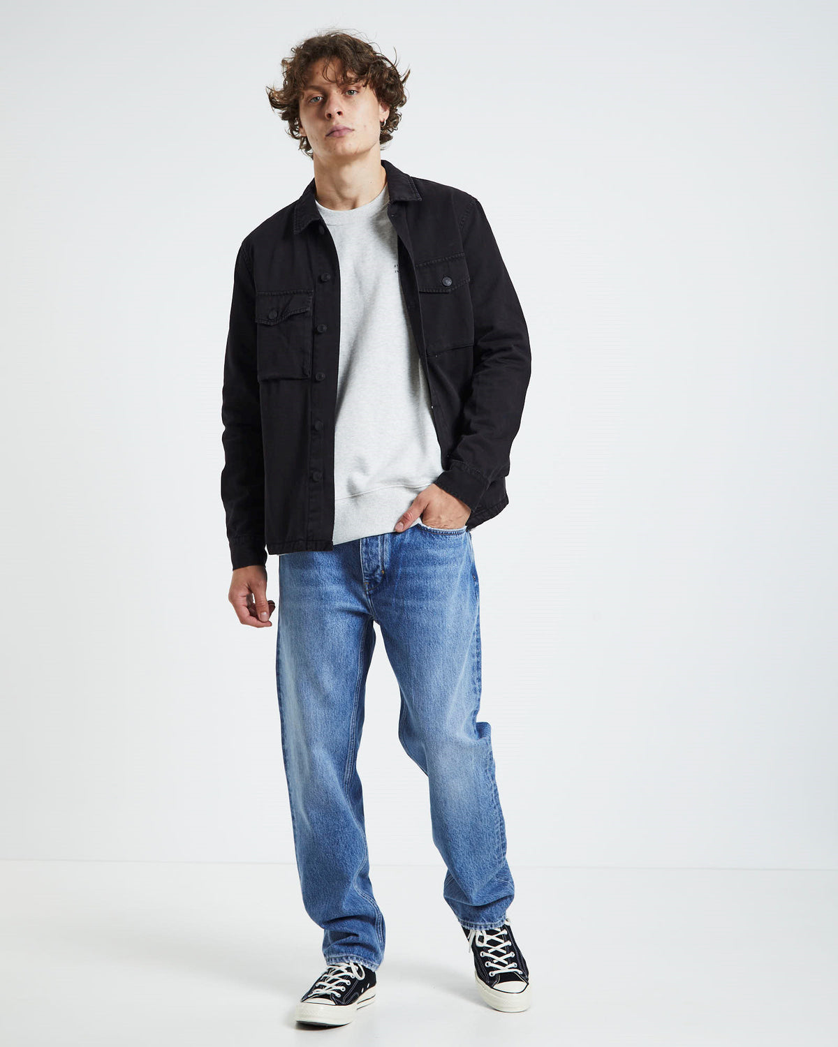 Miller Overshirt Black BLACK