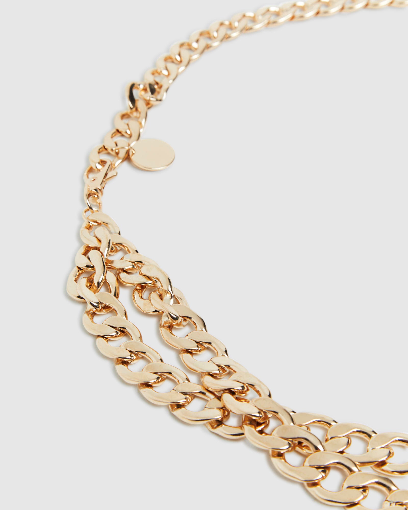 Chunky Gold Chain Belt GOLD