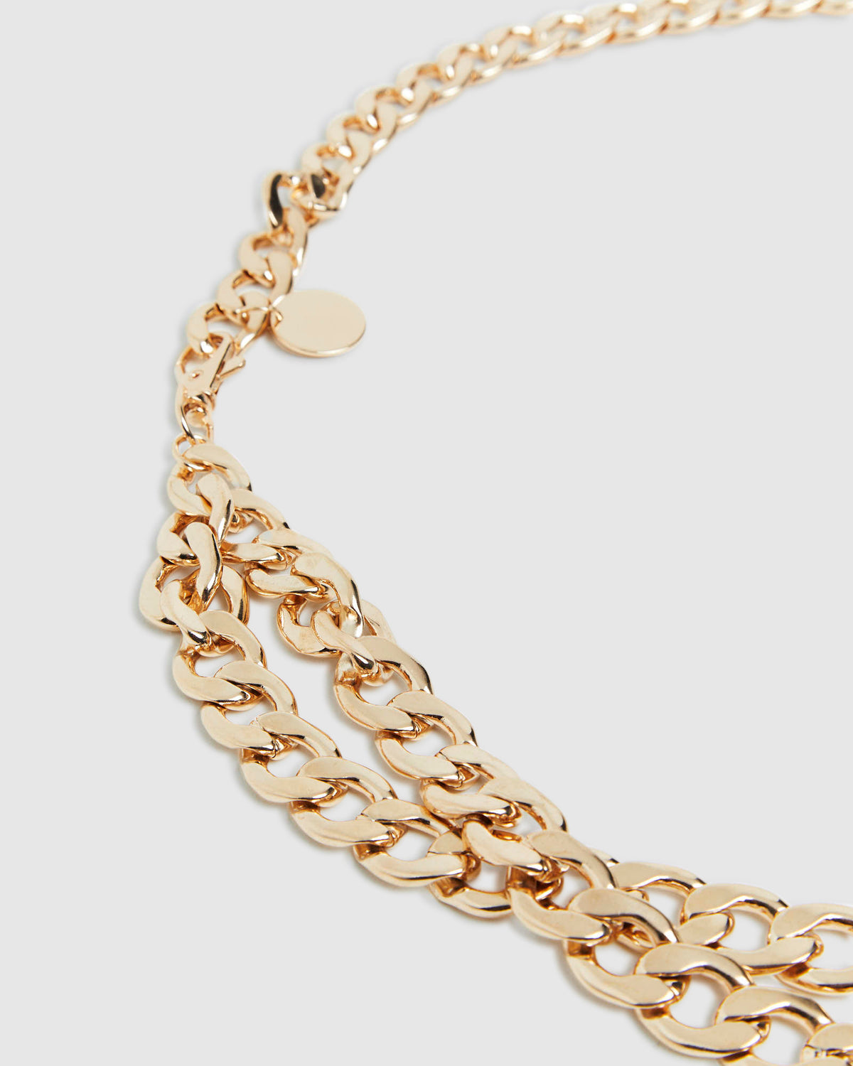 Chunky Gold Chain Belt GOLD