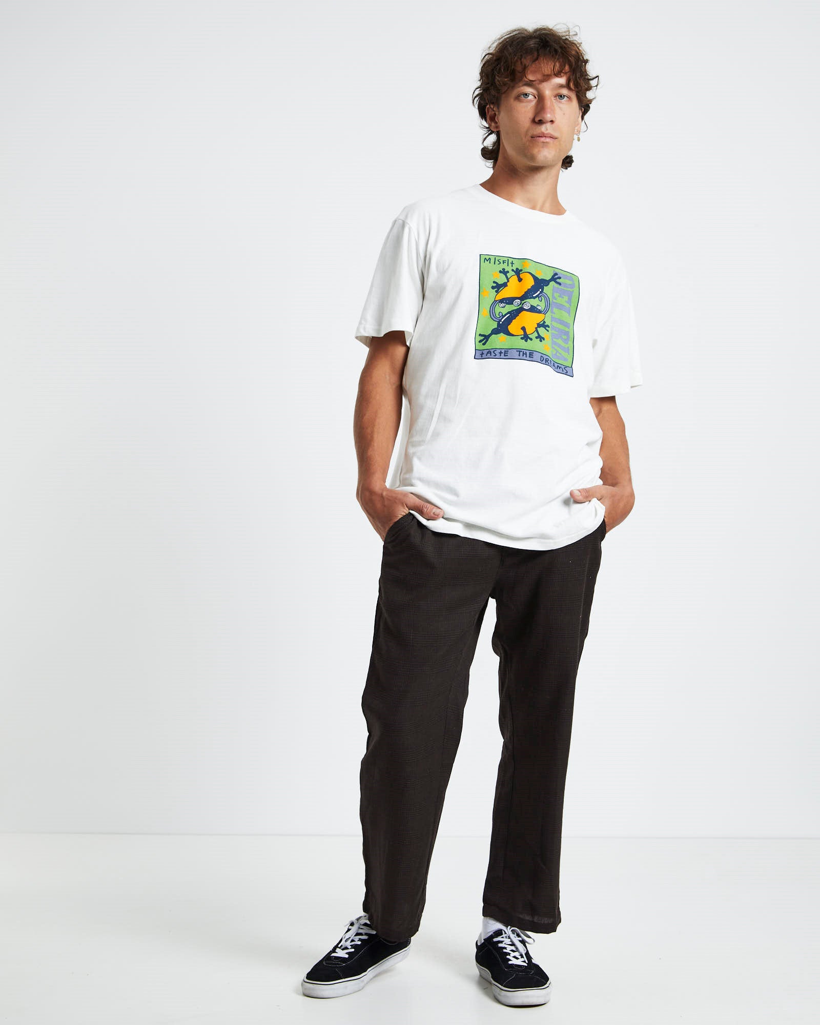 Deleria T-Shirt Washed White WHITE