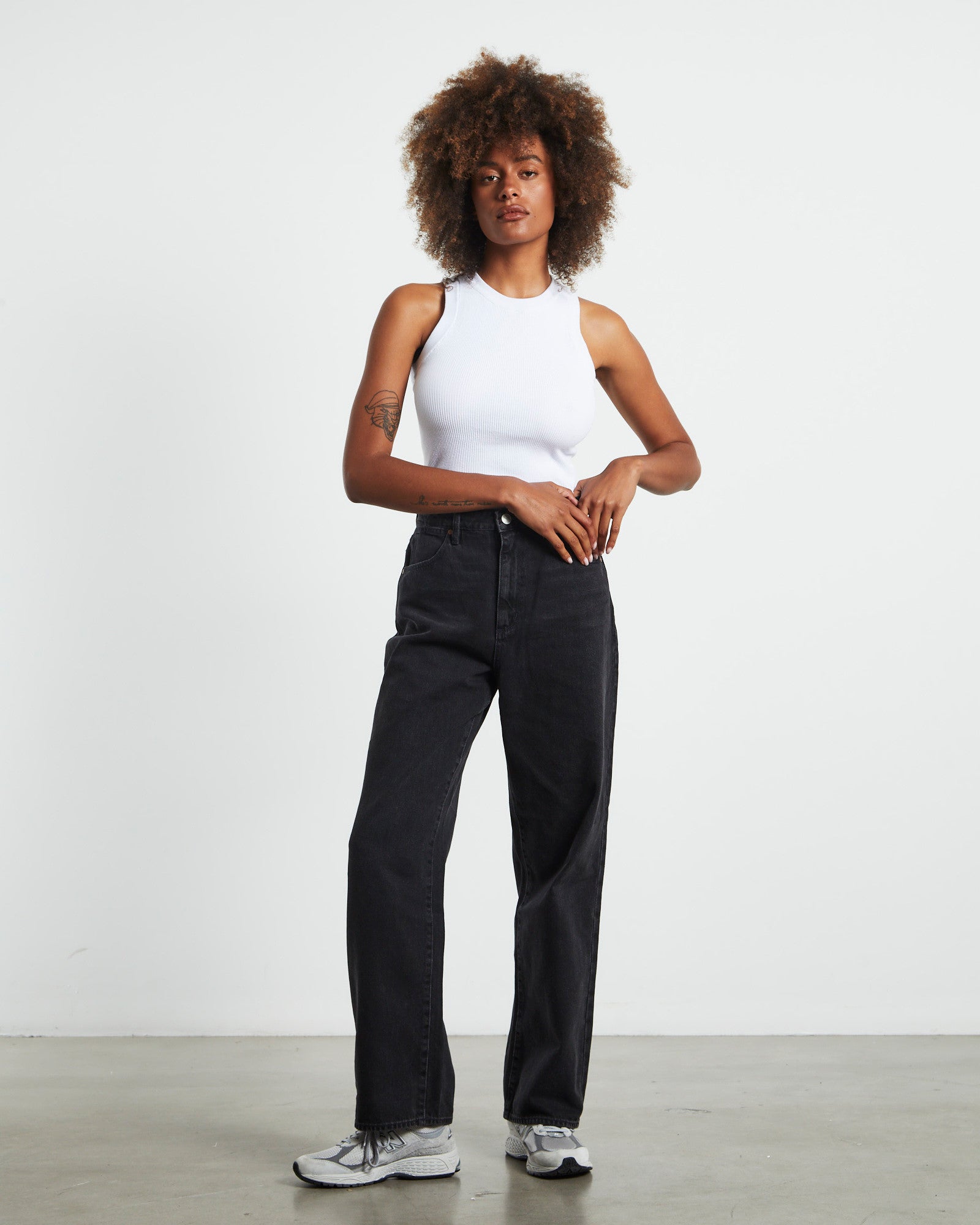 Bella Baggy Jeans Backstage Black BLACK