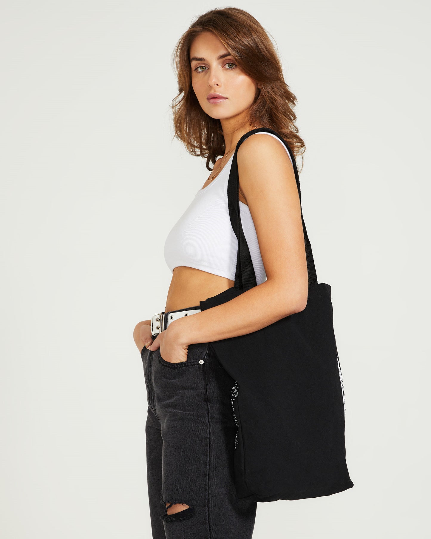 Regular Tote Bag BLACK