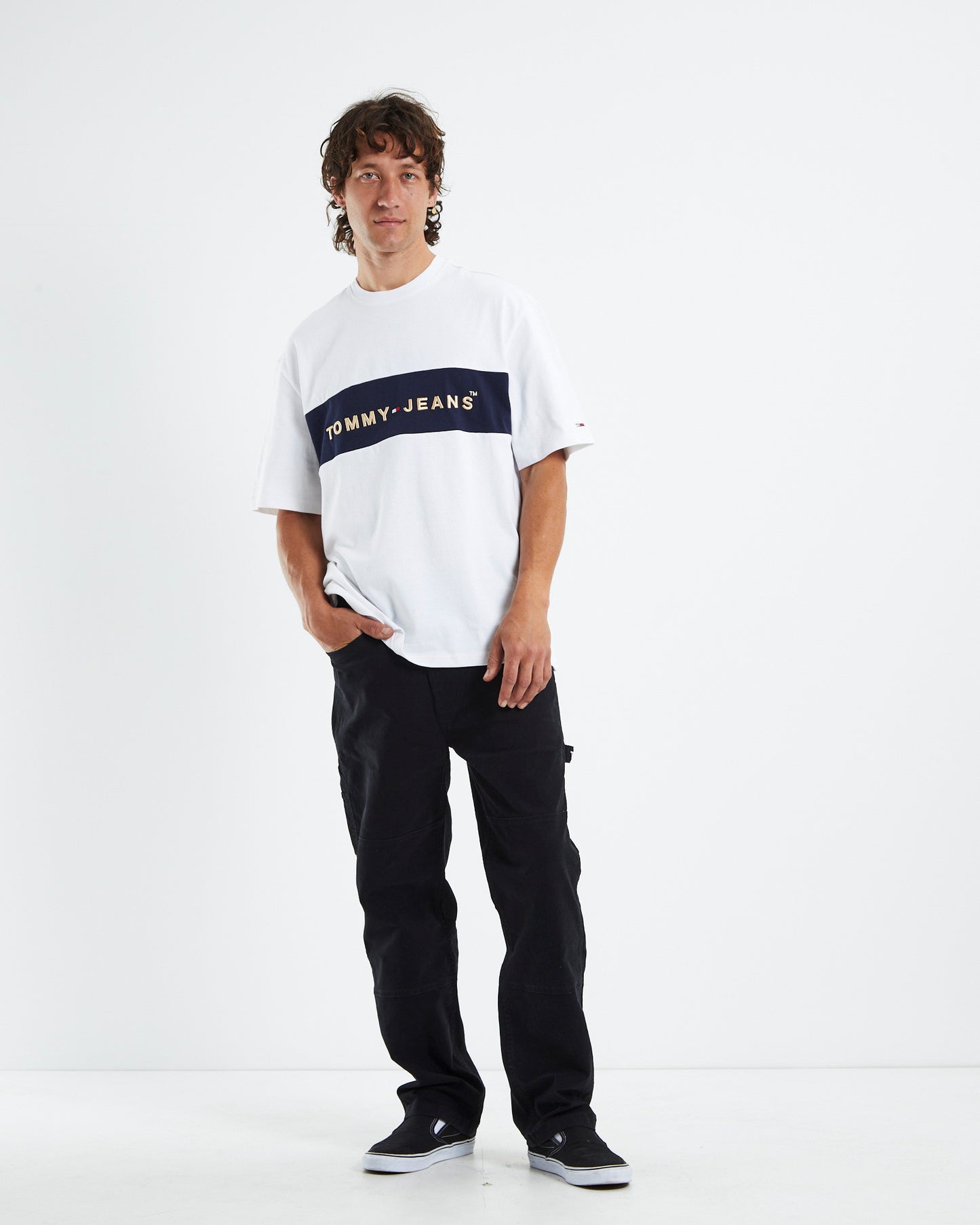 TJM Printed Archive T-Shirt White