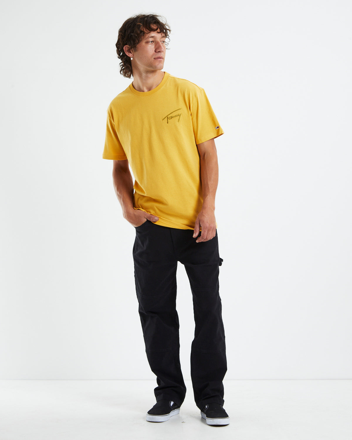TJM Tommy Signature T-Shirt Tuscan Yellow YELLOW