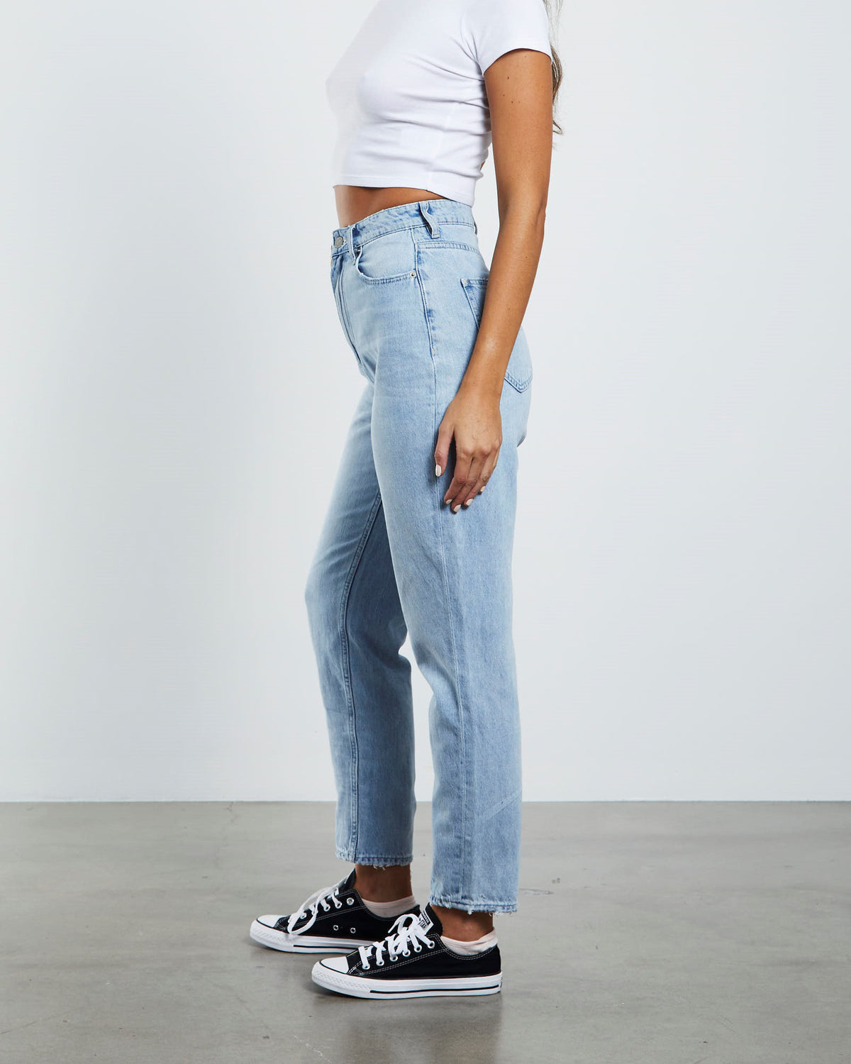 High Moms Jeans Oxy Stone Blue BLUE