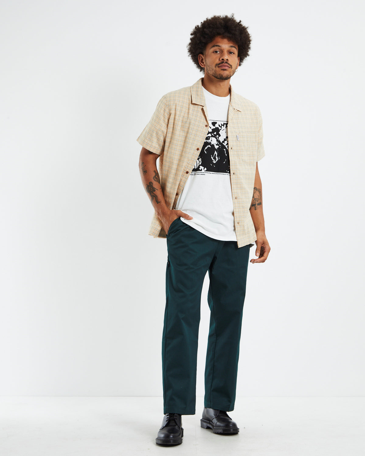 Shame Theme Pants Army Green KHAKI