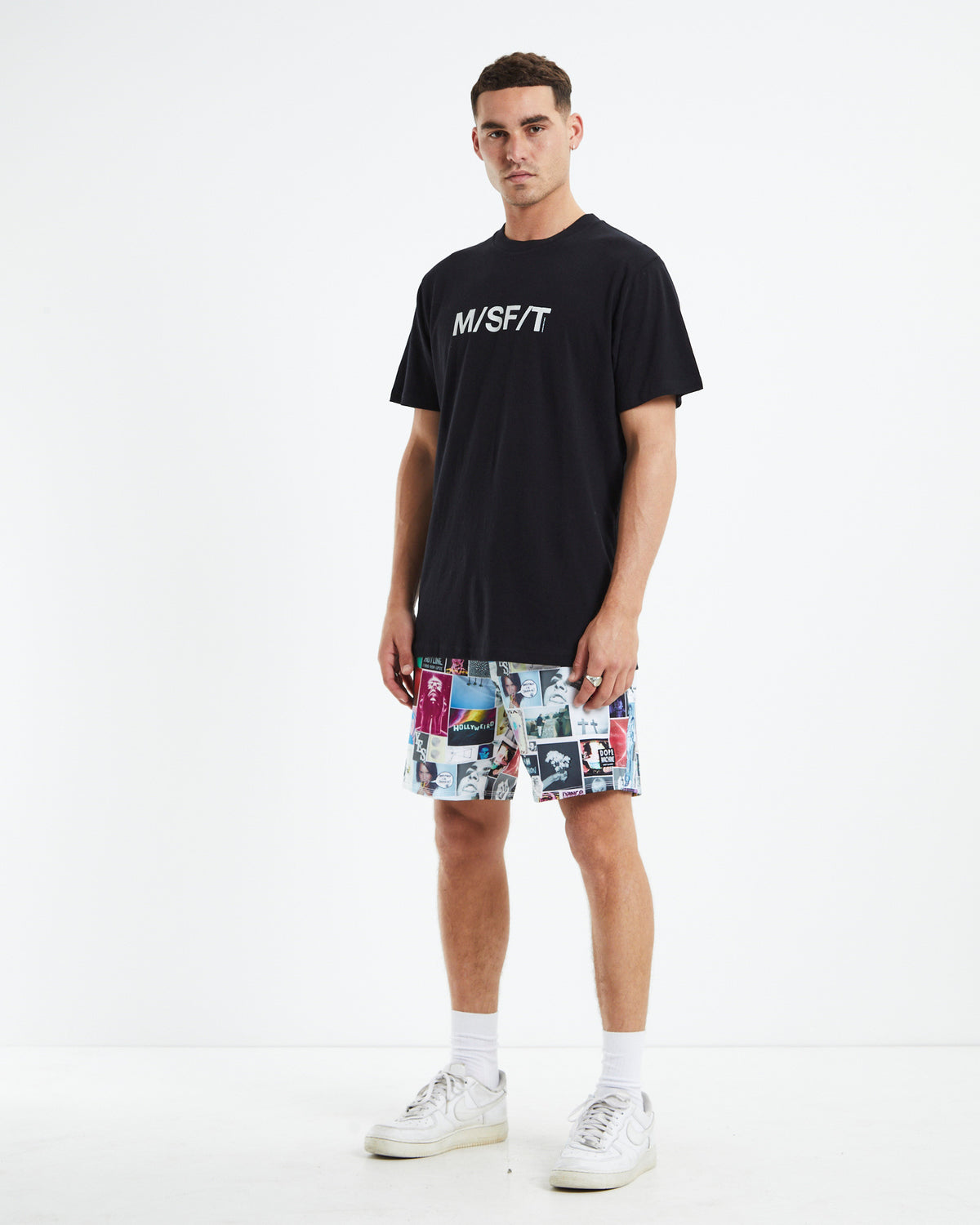 Dope Machine Boardshorts Swap to Photomulti Assorted BLACK