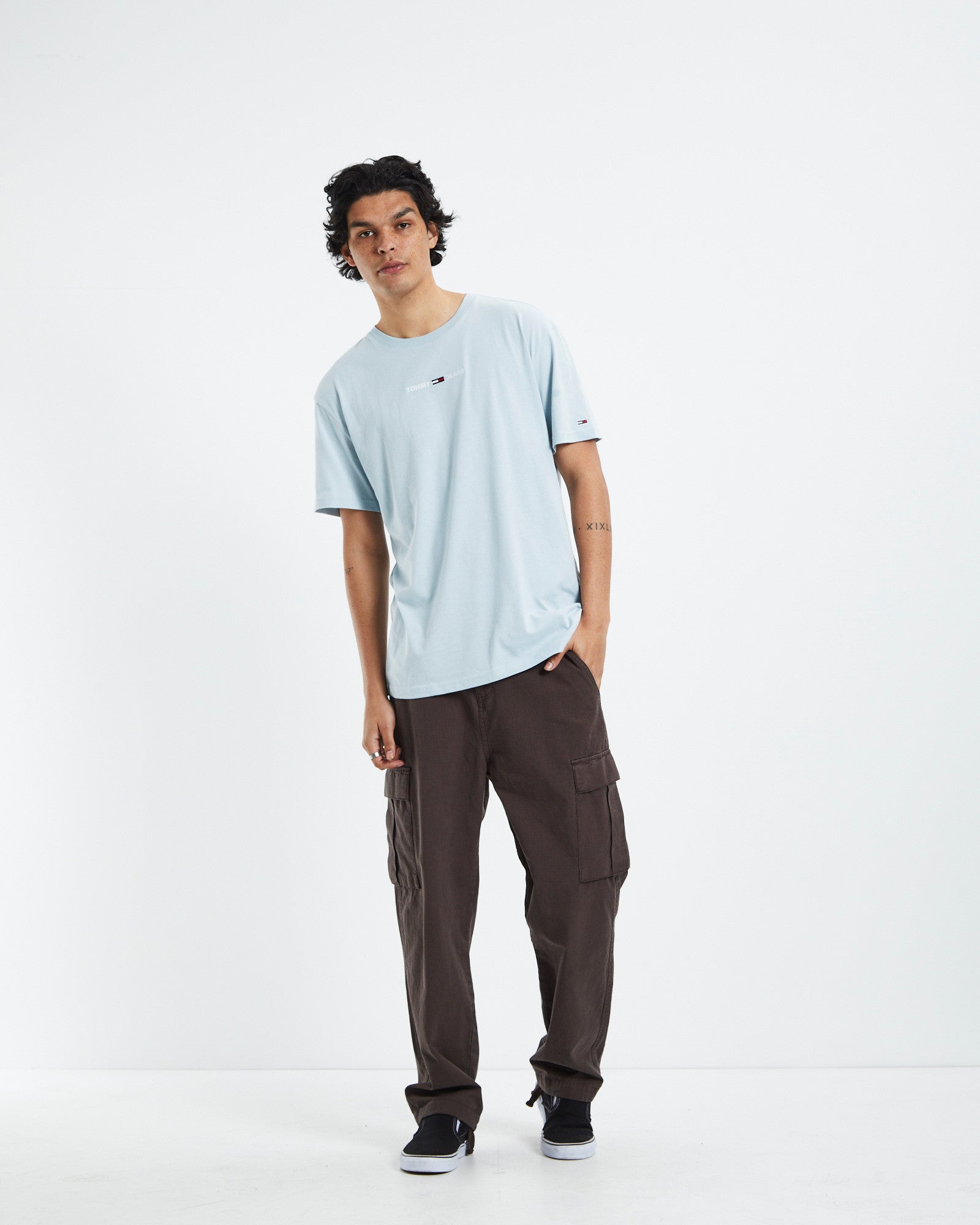 TJM Small Text T-Shirt Oasis Blue BLUE
