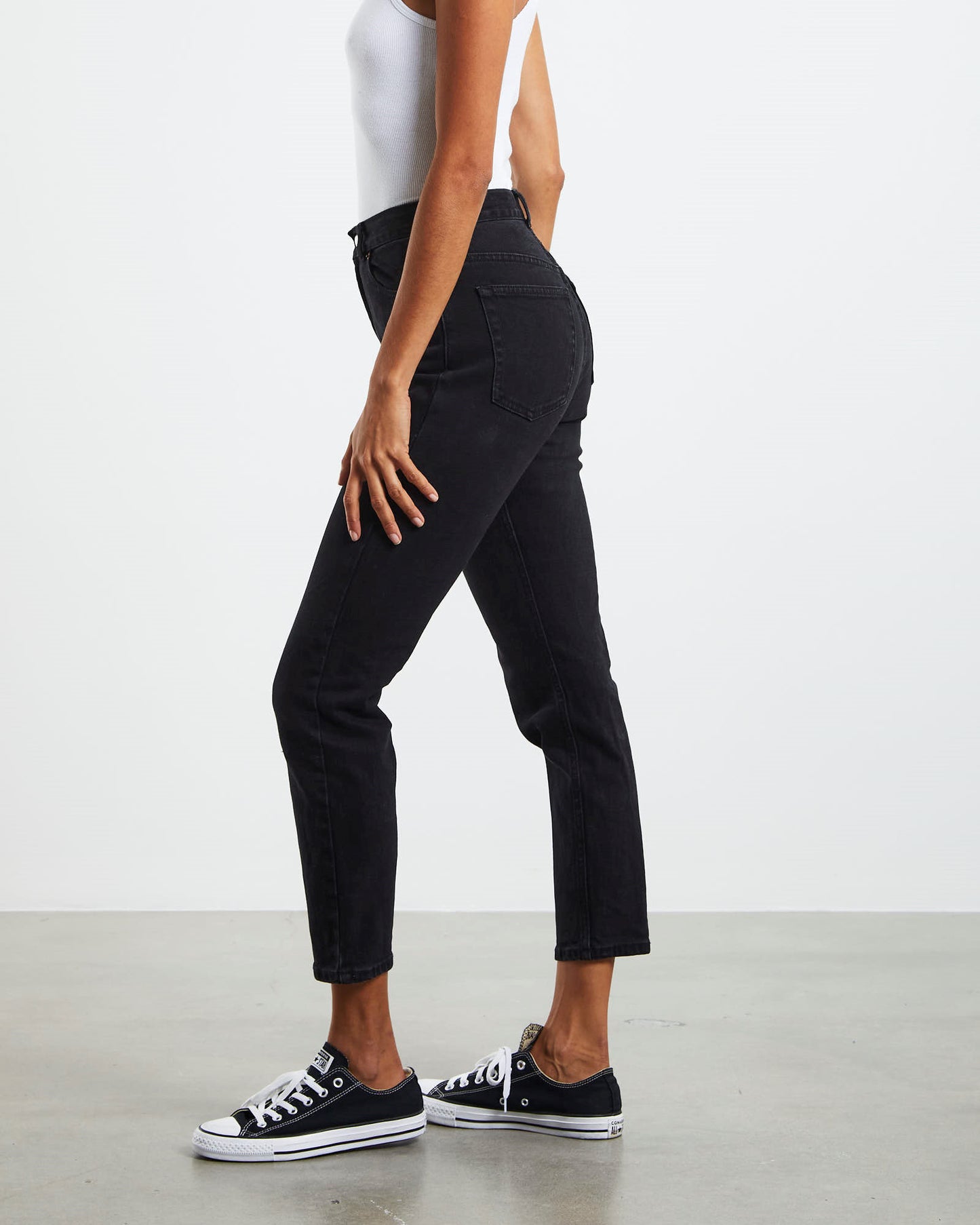Nora Jeans Black Stretch
