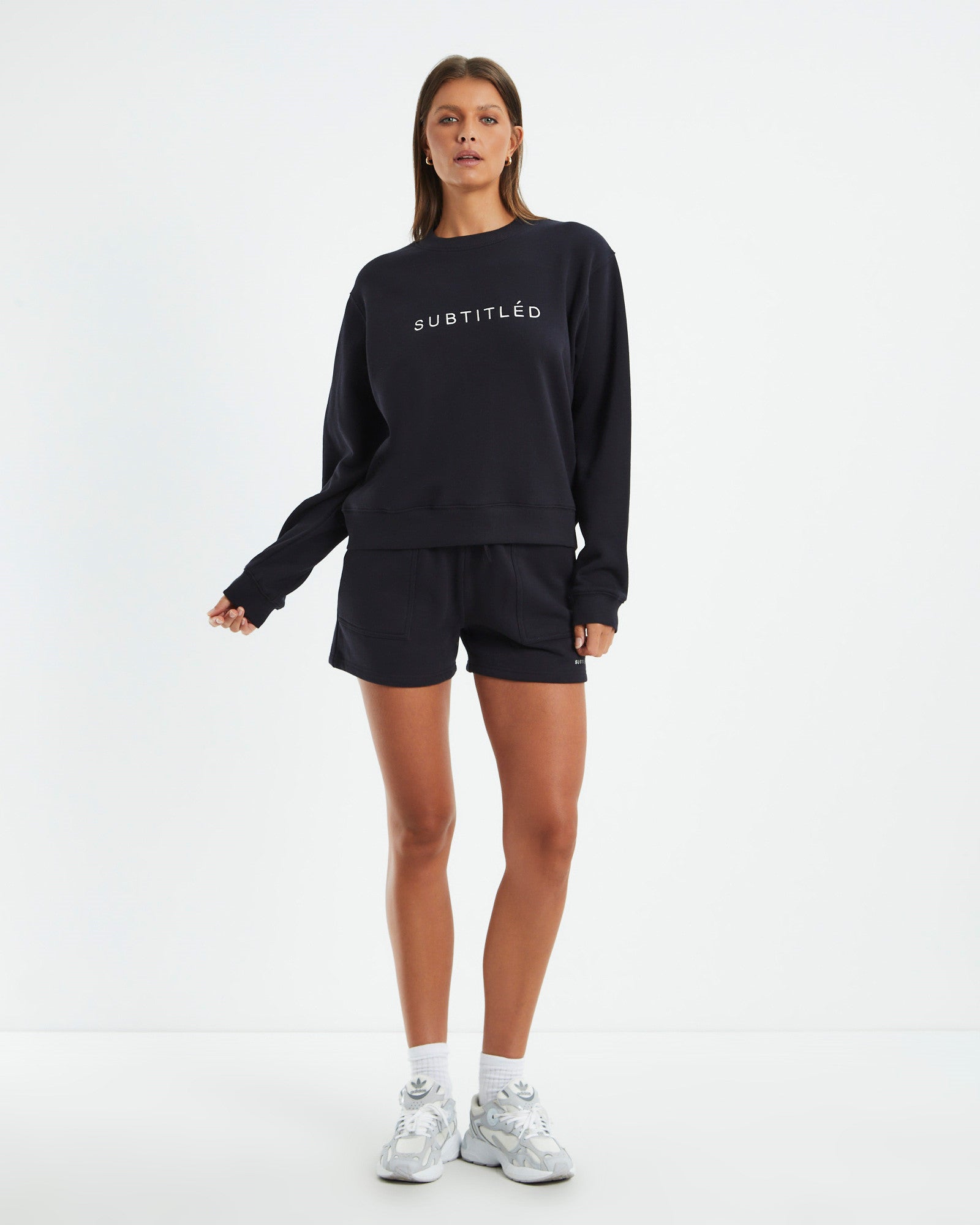 State Fleece Jumper Almost Black