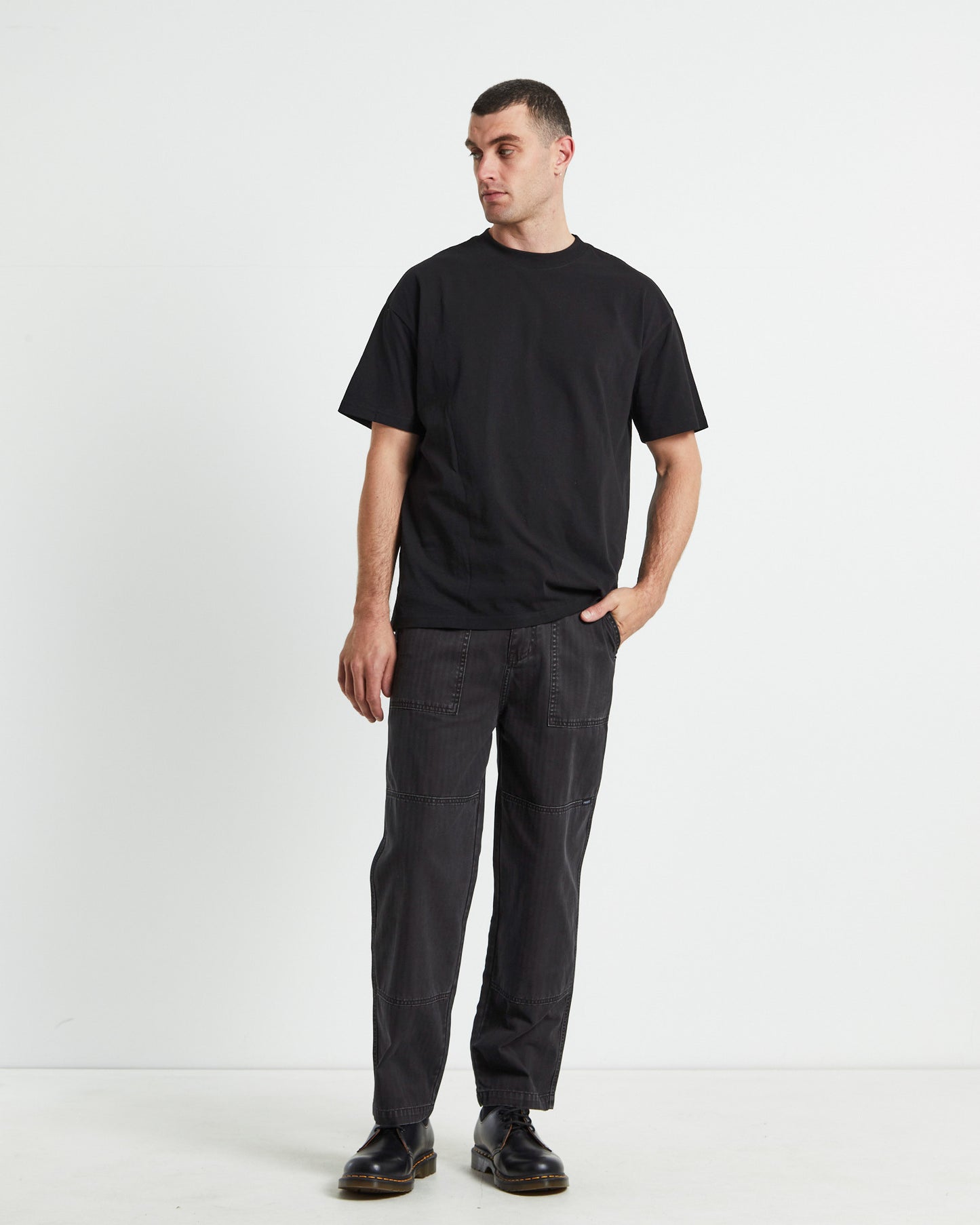 Good Home Pants Washed Black