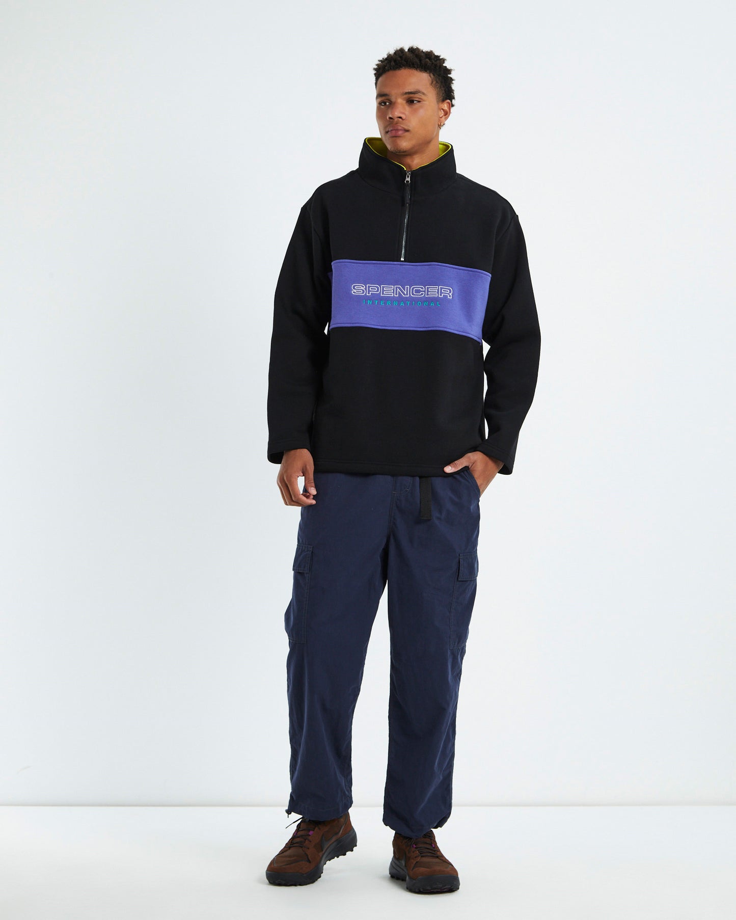 International 1/4 Zip Jumper Neon