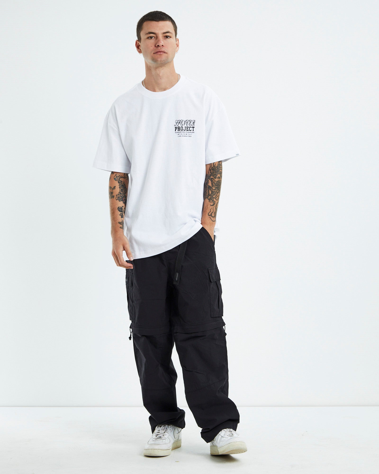 Pleasure Short Sleeve T-Shirt White WHITE