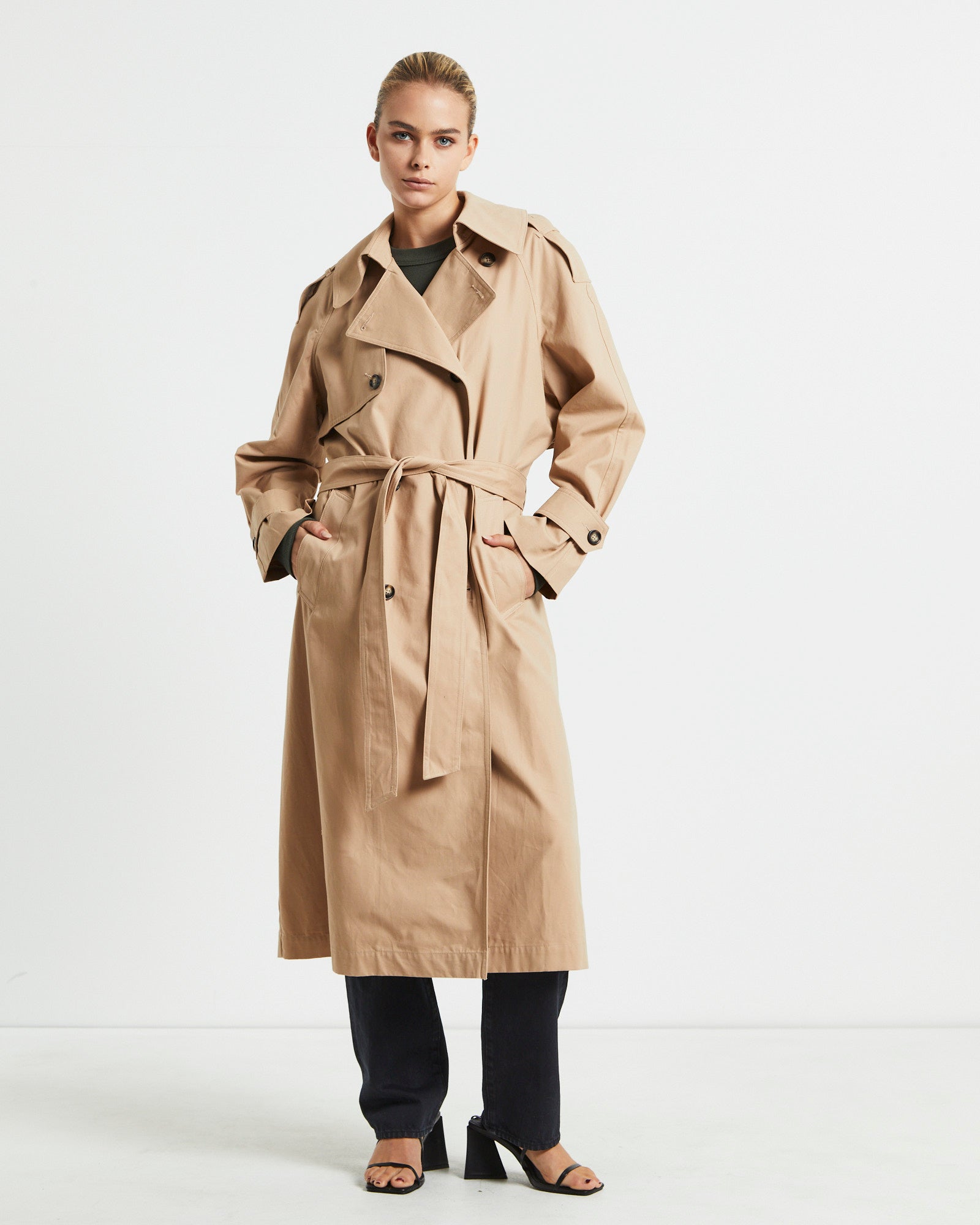 Tokyo Trench Coat Biscuit Beige NATURAL
