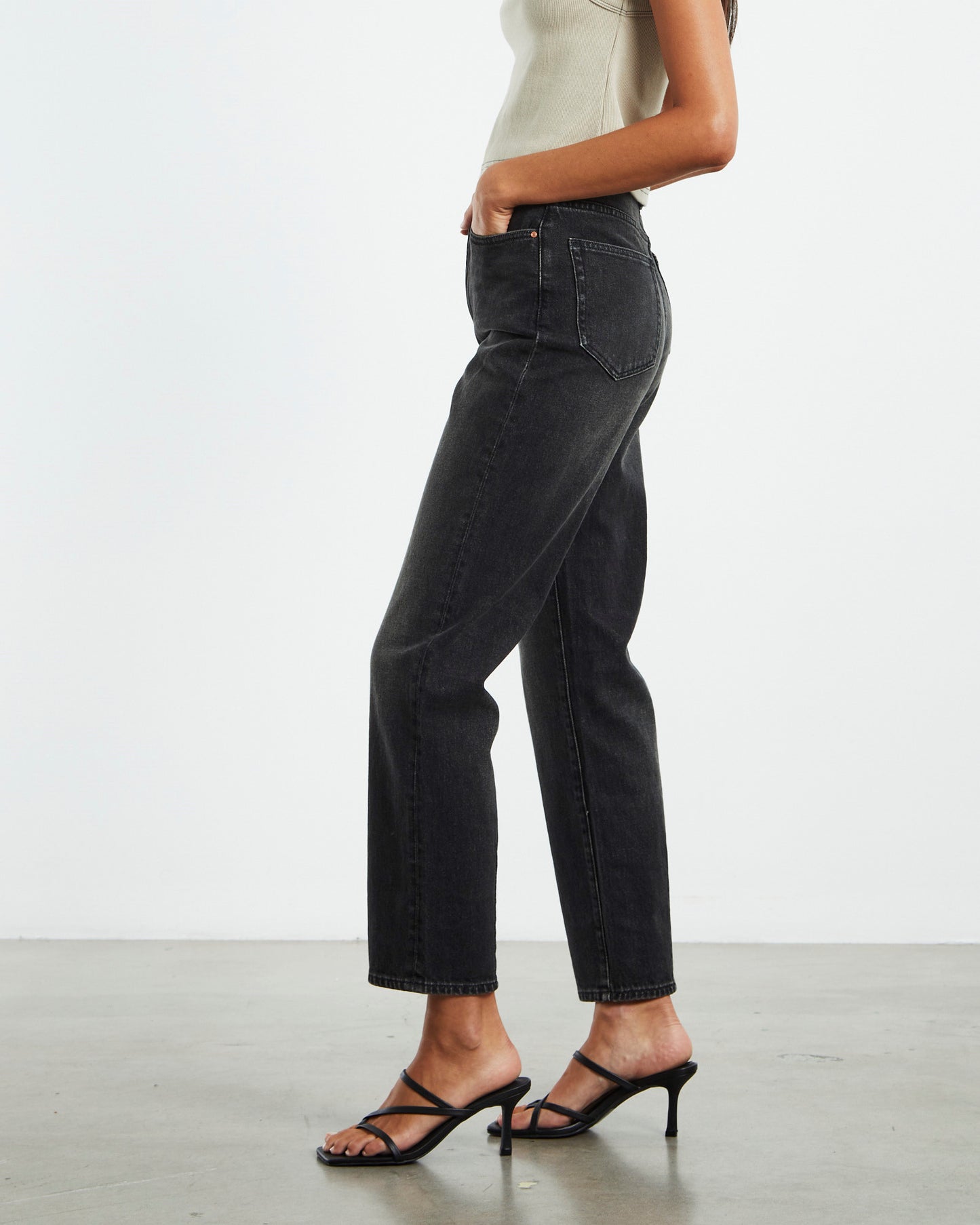 Nico Straight Jeans Empire Black