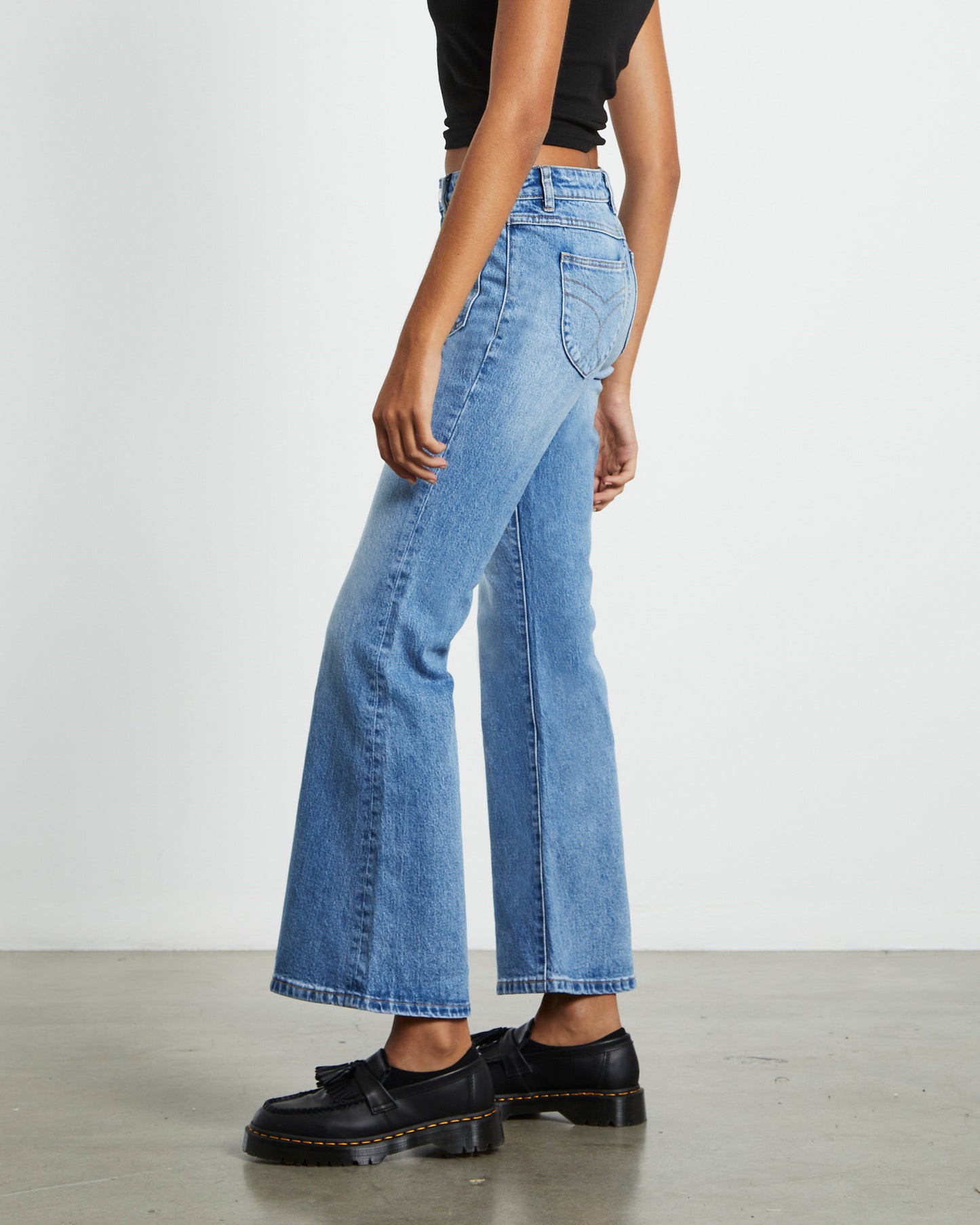 Eastcoast Low Flare Jeans Carlson Blue