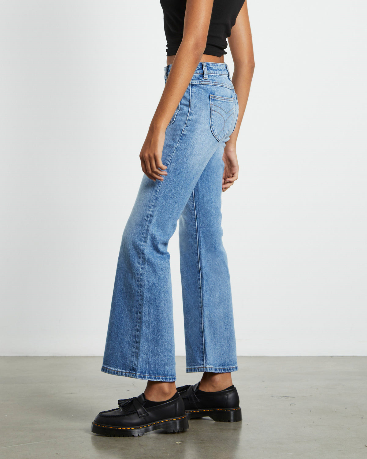 Eastcoast Low Flare Jeans Carlson Blue BLUE