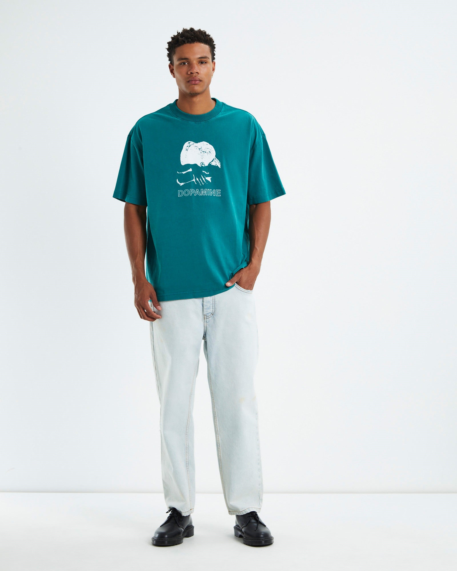 Dopamine Short Sleeve T-Shirt Pine GREEN