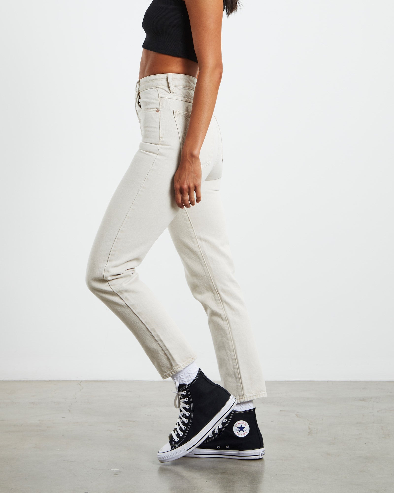 A 94 High Slim Jeans Stone