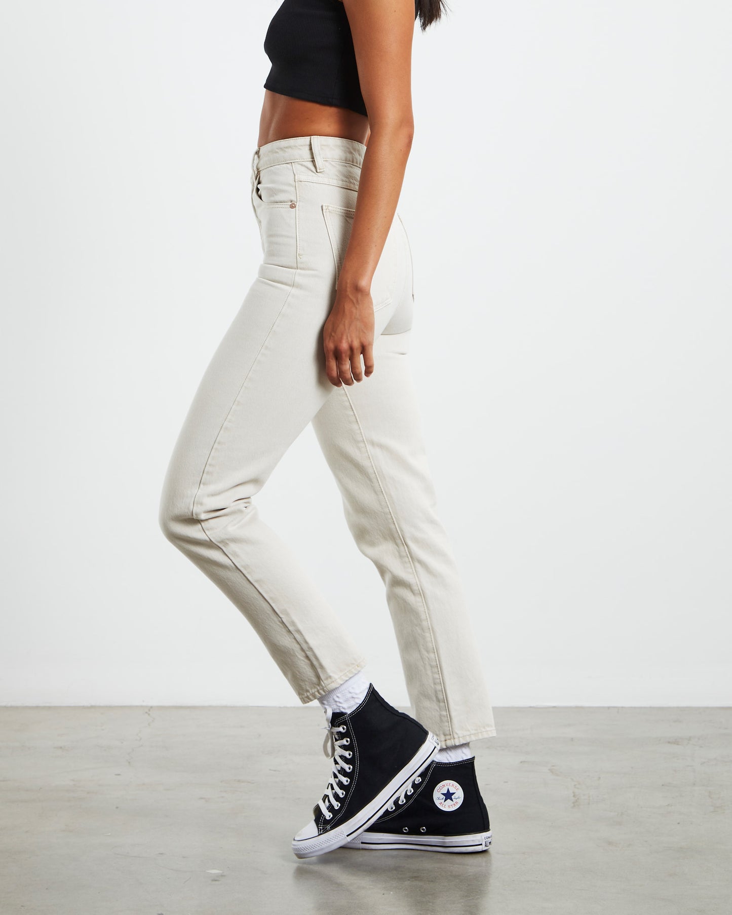 A 94 High Slim Jeans Stone