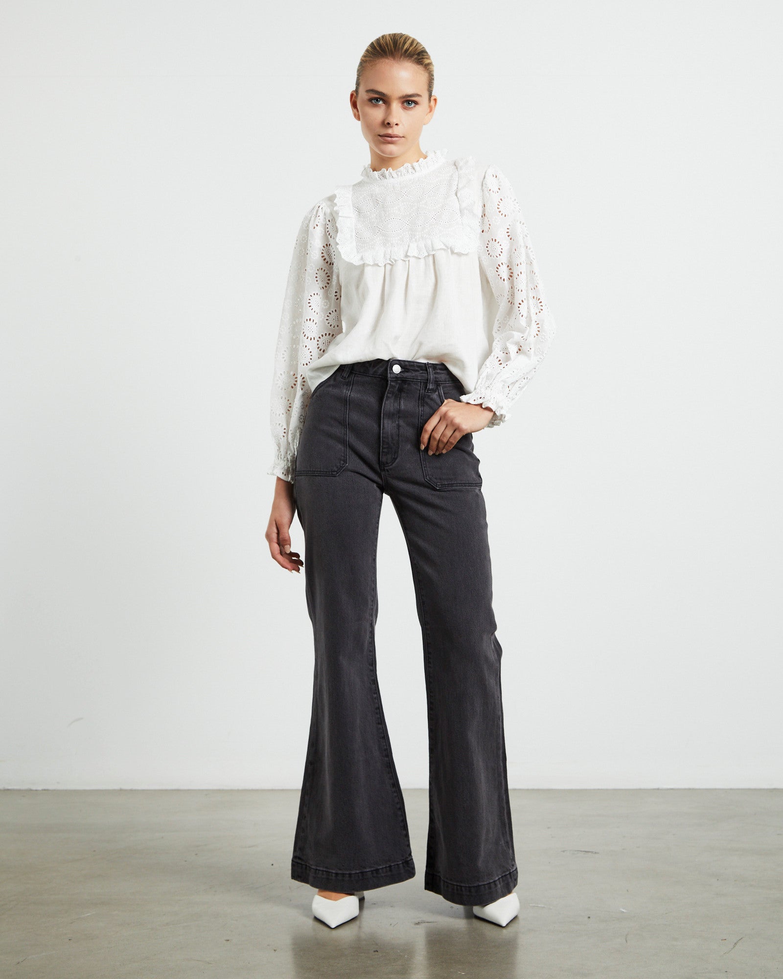 Eastcoast Flare Jeans Brad Black