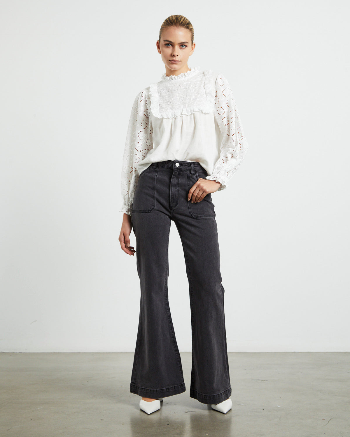 Eastcoast Flare Jeans Brad Black BLACK