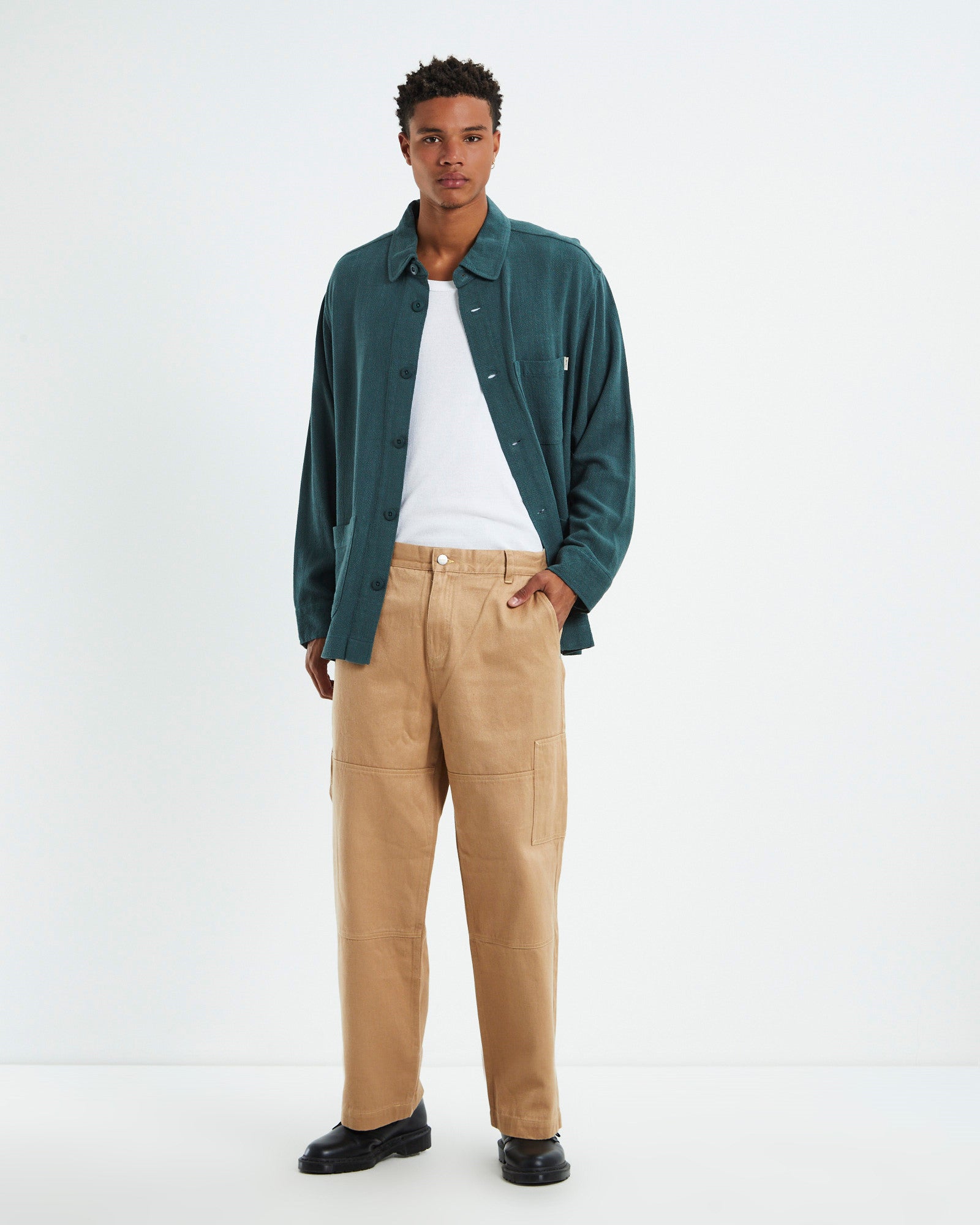 Wilson Textured Chore Jacket Green GREEN