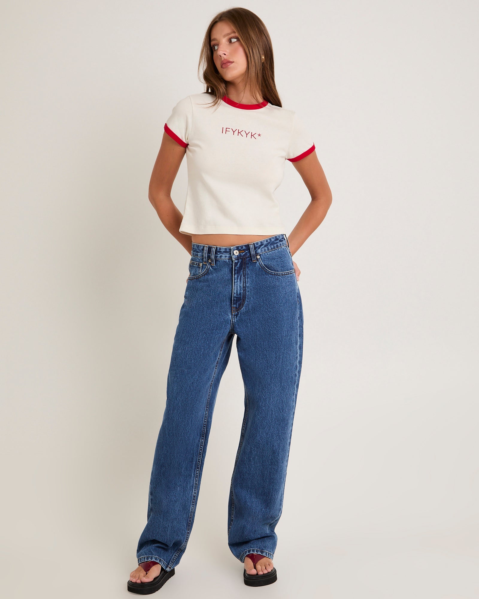 Bobby Baggy Dad Jeans MOODY BLUE
