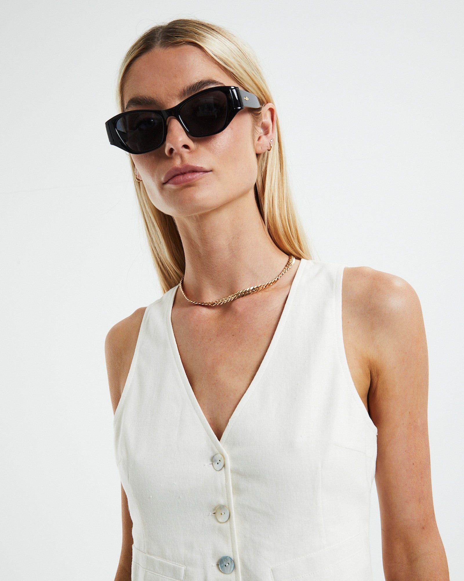 Sweet Fantasy Sunglasses Black Smoke Mono BLACK