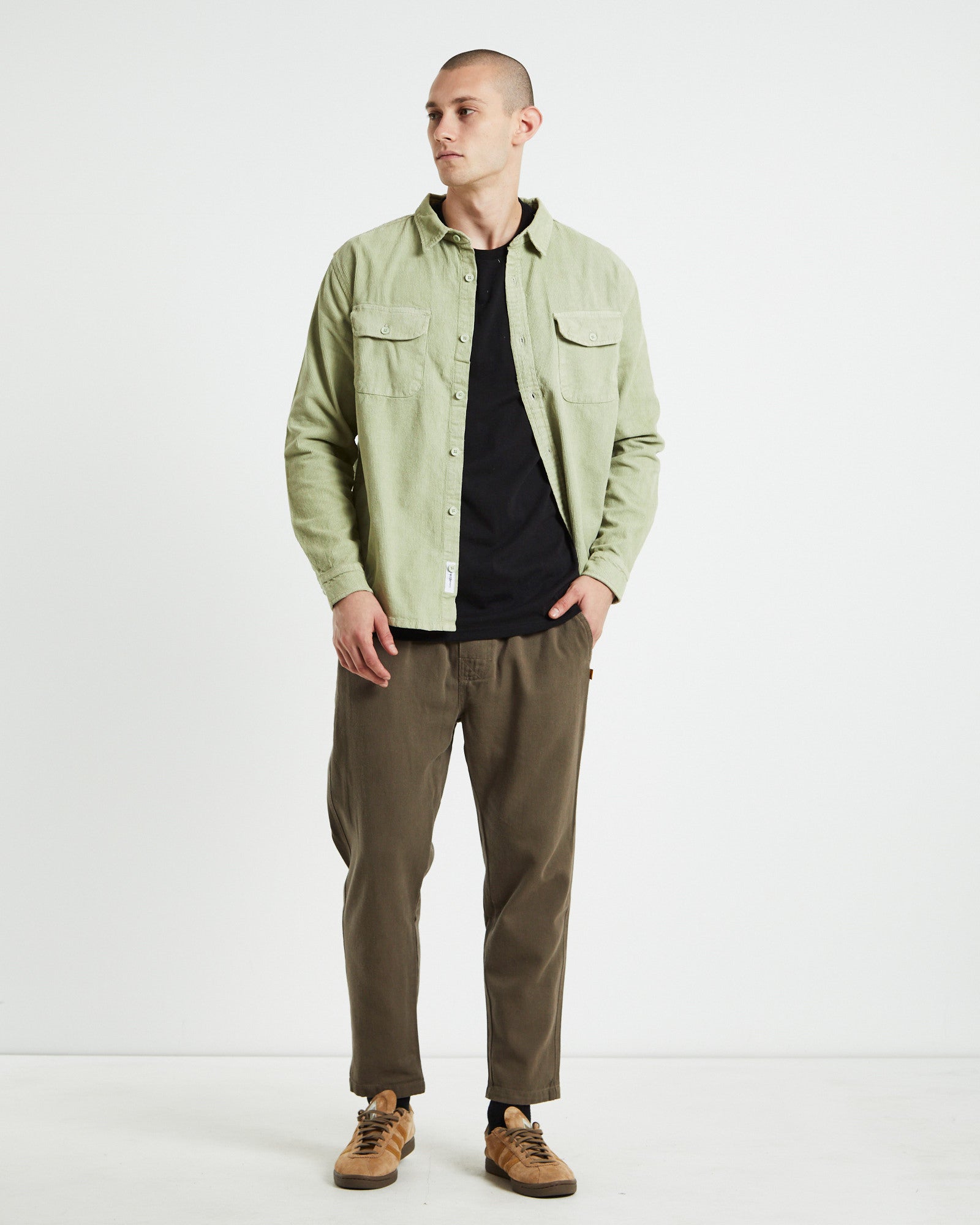 All Day Twill Pants Fatigue Brown GREEN