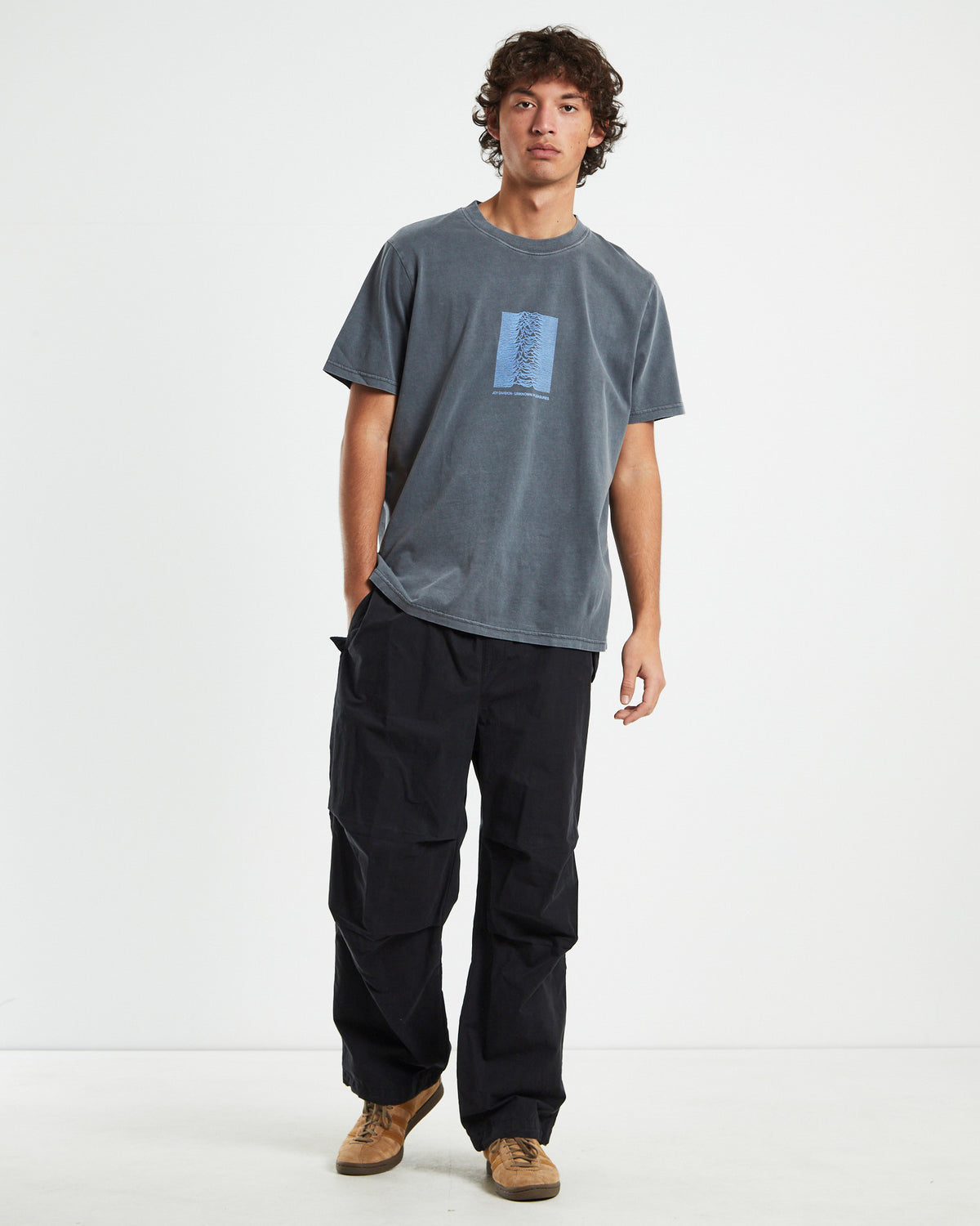 Joy Division Band T-shirt Graphite GREY