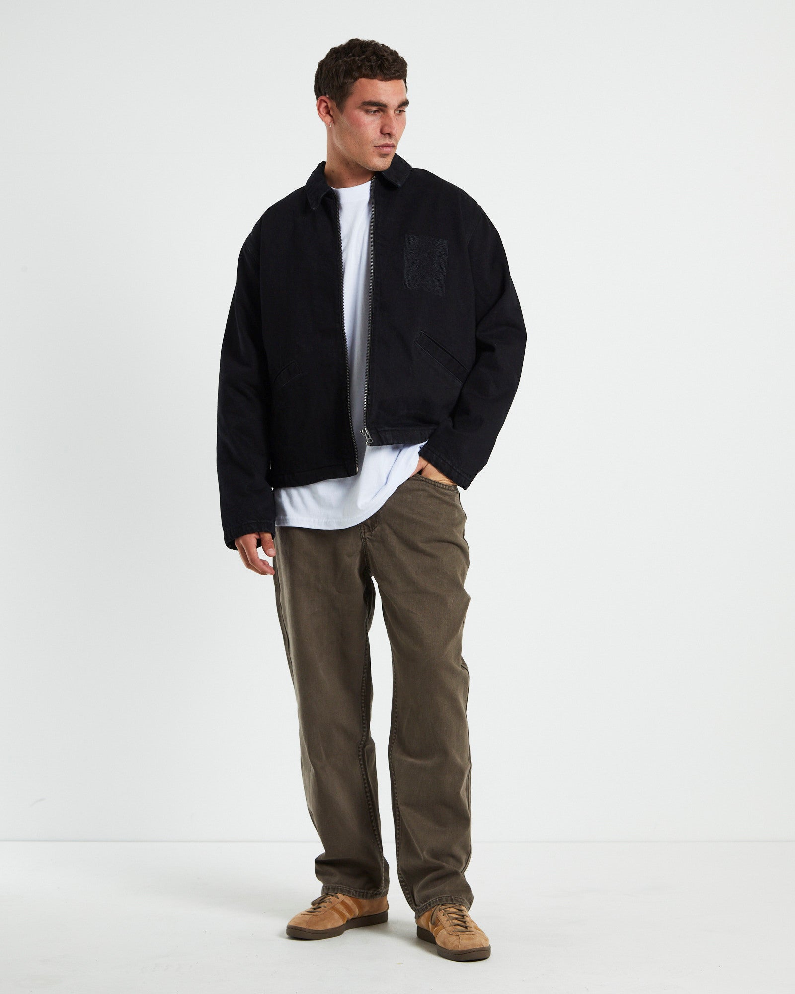 Joy Division Trucker Jacket Black BLACK