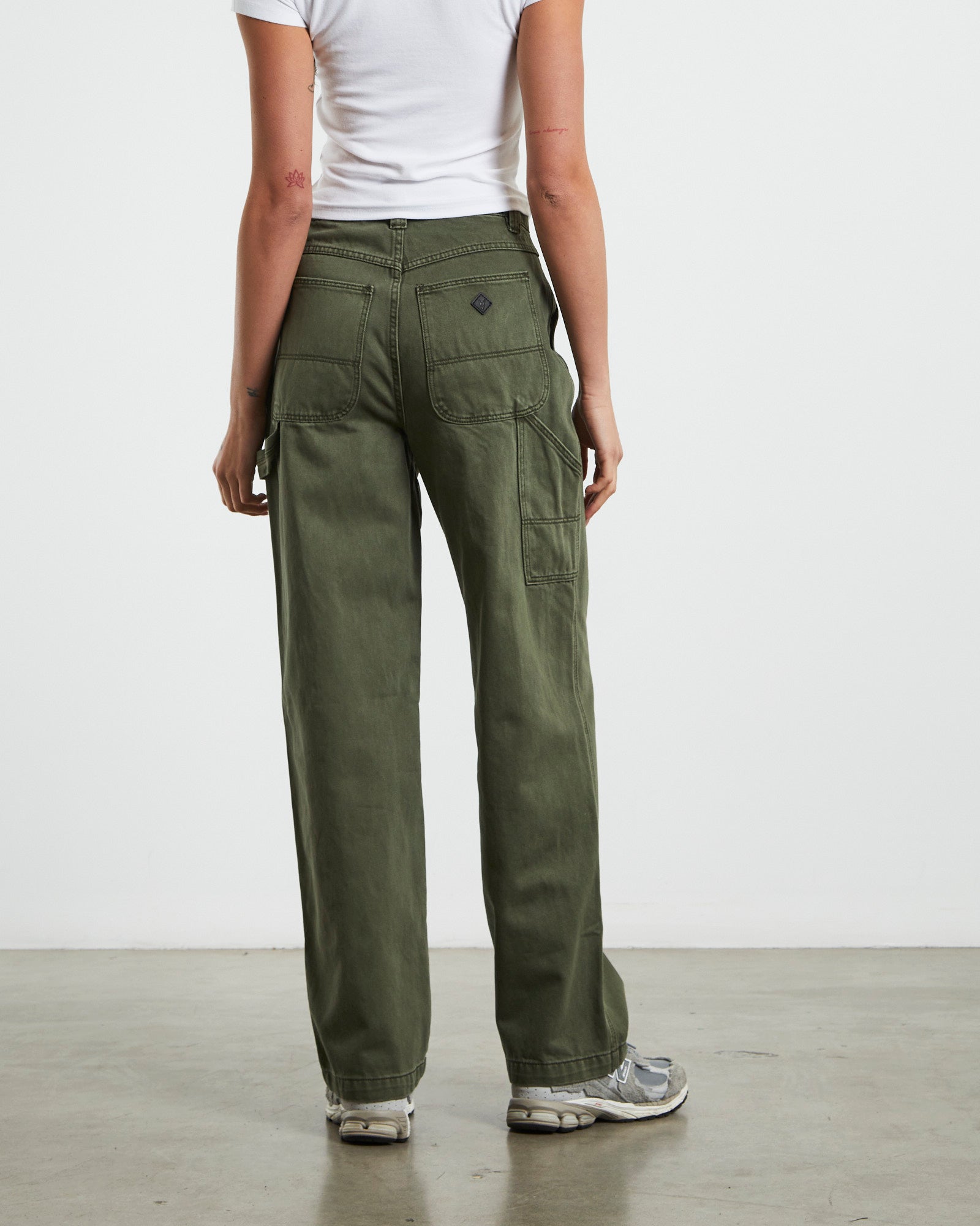 A Carrie Carpenter Jeans Army Green GREEN