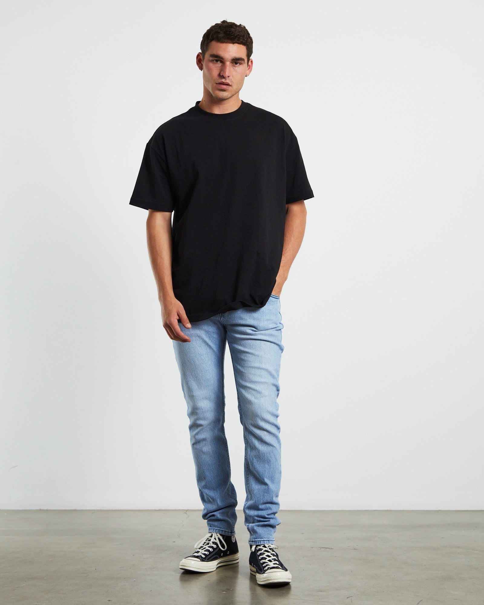 Stinger Skinny Denim Jeans Stone Bleach DENIM